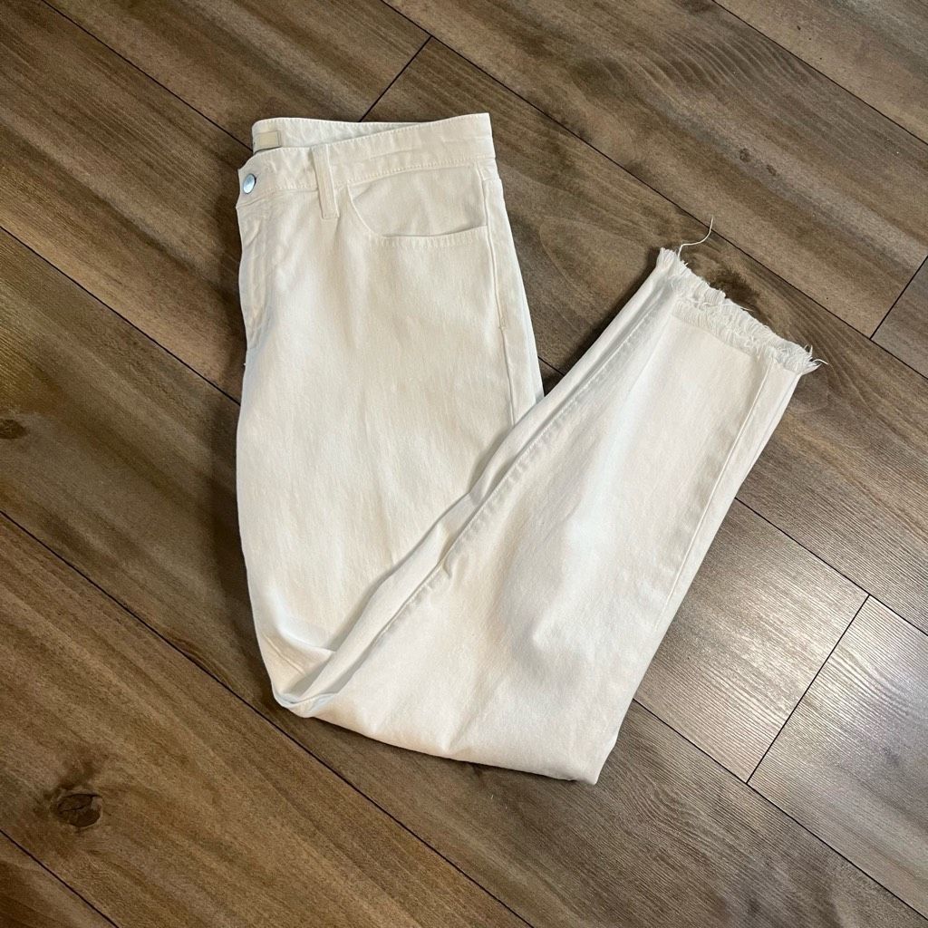 Joe's Joe’s Jeans White Denim Lara Cigarette Jeans Women 33 Size 33" - 1 Thumbnail