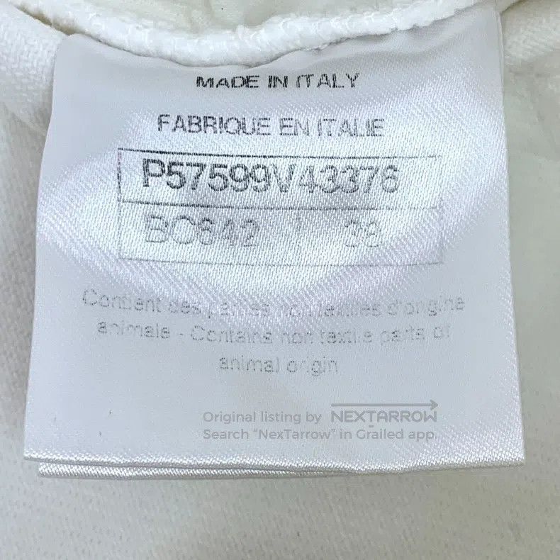 Chanel Chanel White sequin stitched cotton casual five-point trou Size 25" / US 0 / IT 36 - 6 Thumbnail