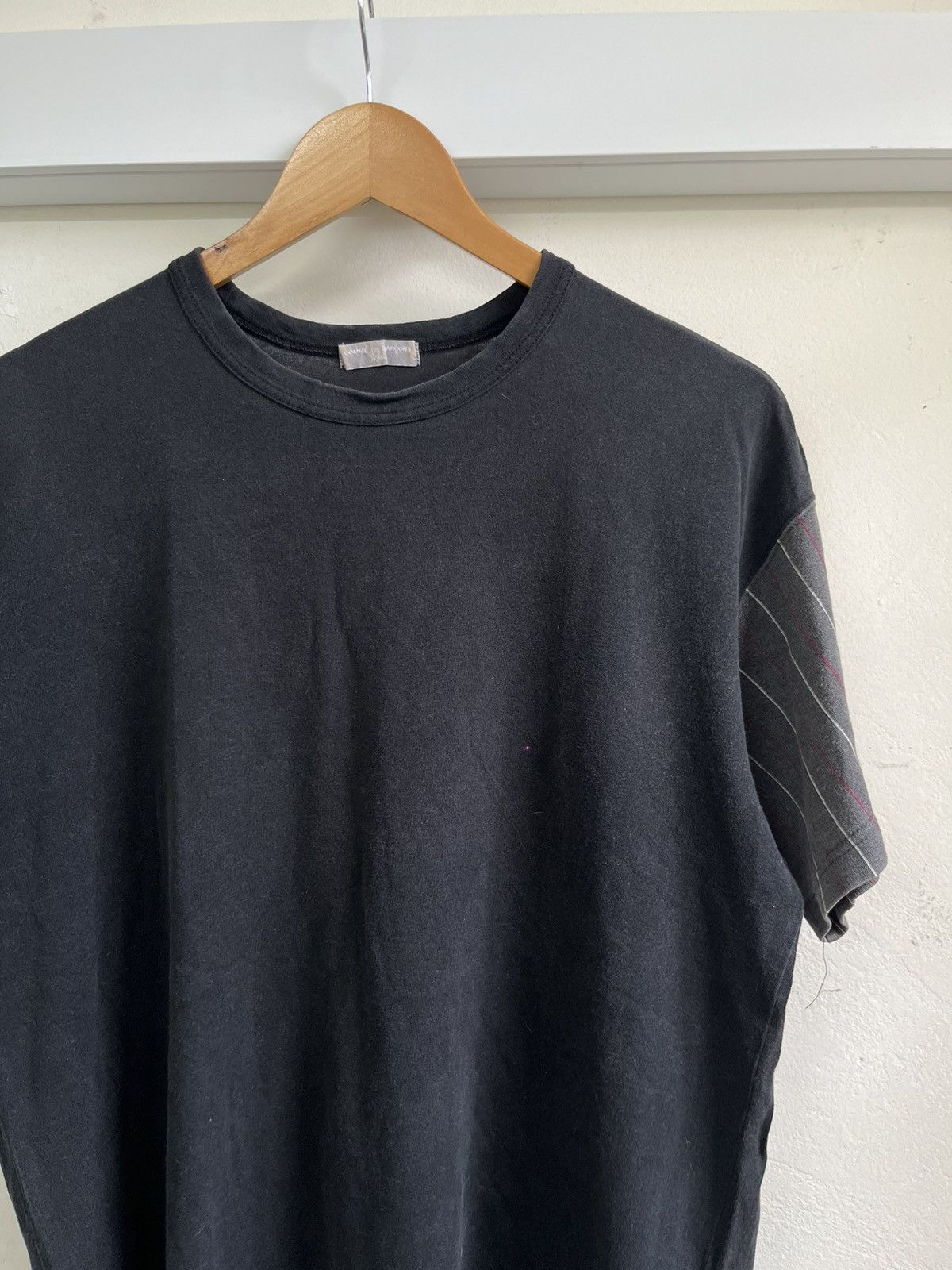 Comme des Garcons Homme Vintage 90s Comme Des Garçons Homme stripes sleeve Tshirt Size US L / EU 52-54 / 3 - 2 Thumbnail