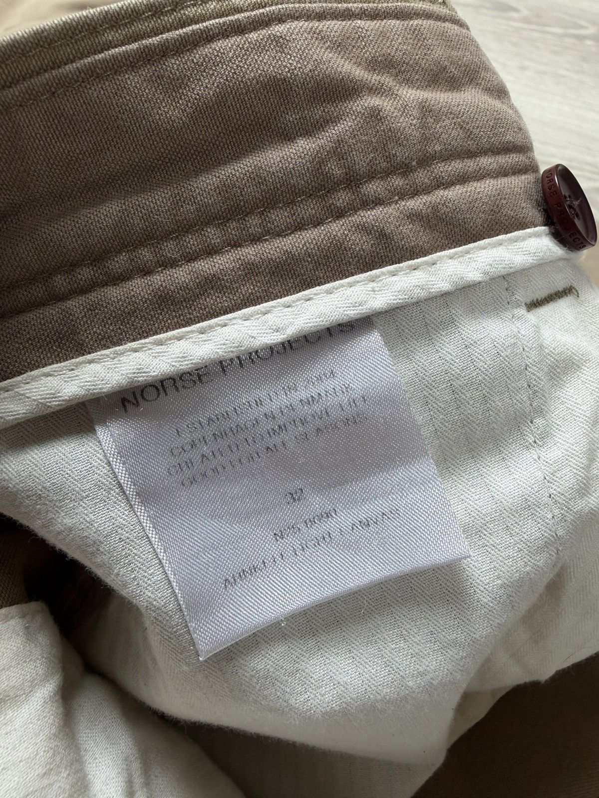 Norse Projects Norse Projects Arnkell Light Canvas Chino Pants Size US 32 / EU 48 - 7 Thumbnail
