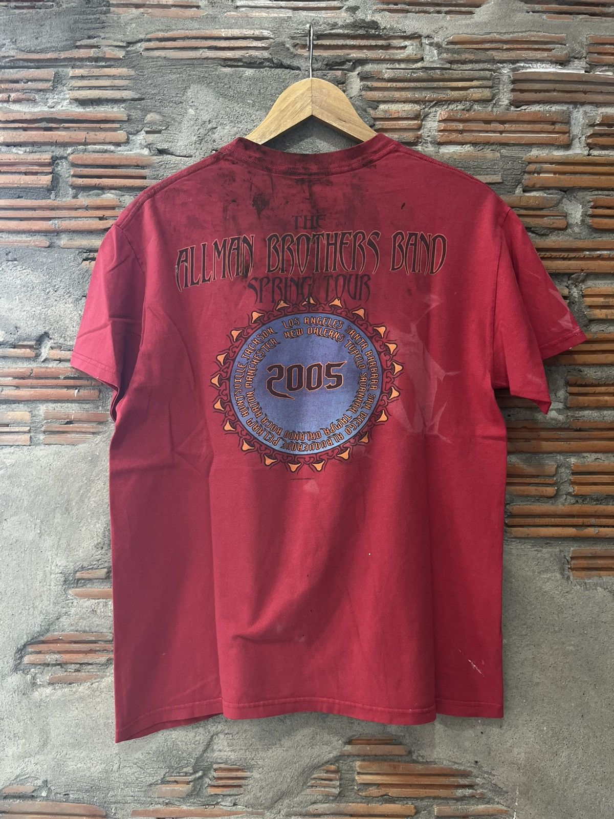 Band Tees Vintage ALL MAN BROTHERS Band Spring Tour 05’s (very Dirty) Size US M / EU 48-50 / 2 - 3 Thumbnail