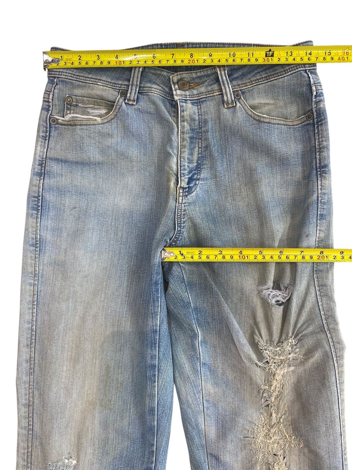 Other Topvalu Japanese Brand Acid Blue Wash Style Flare Jeans Size US 28 / EU 44 - 5 Thumbnail