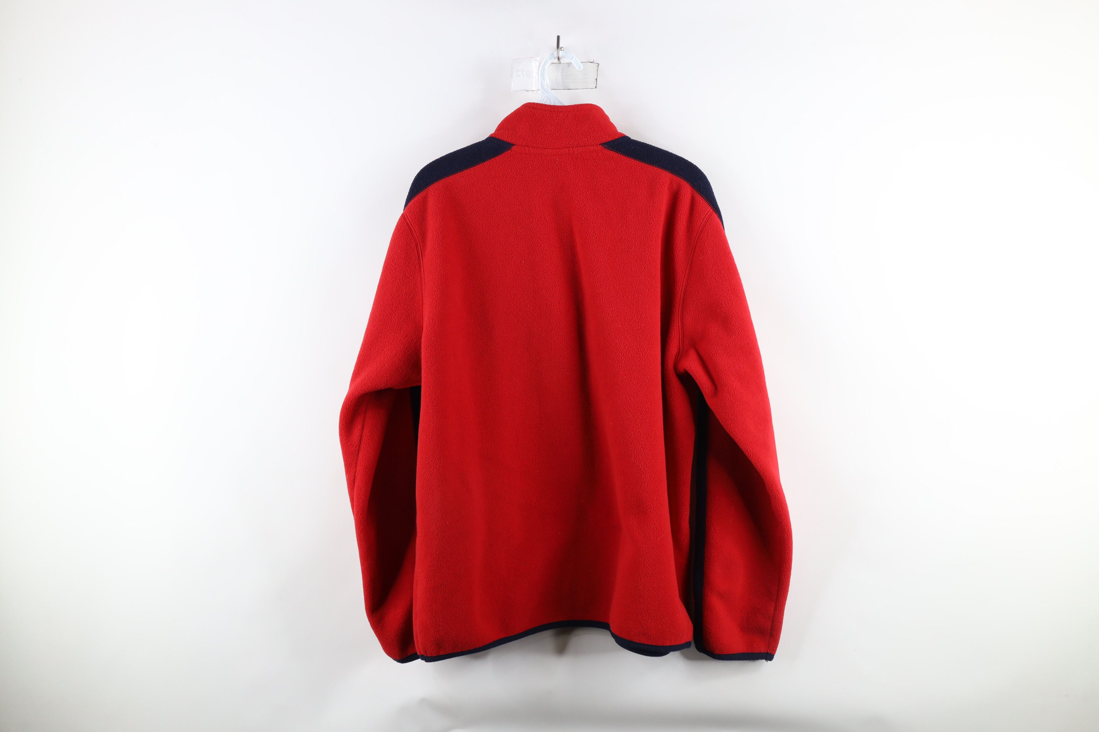 Nautica × Vintage Vintage 90s Nautica Script Half Zip Fleece Pullover Sweater Size US M / EU 48-50 / 2 - 8 Thumbnail
