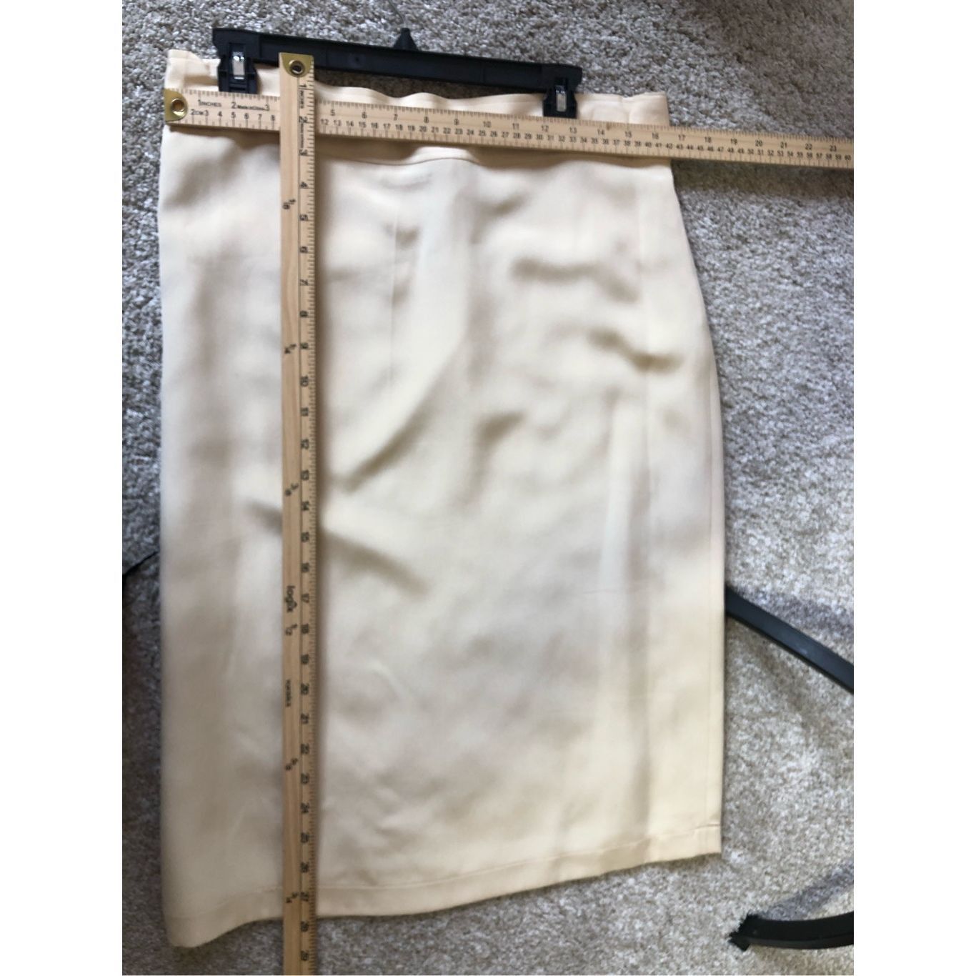 Ralph Lauren Black Label Ralph Lauren Black Label Women’s %100 Silk Cream Elegant Kne Size 32" / US 10 / IT 46 - 6 Thumbnail