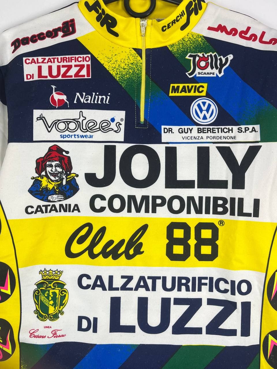 Other Jolly 1989 Vintage Componibili Club 88 Cycling Jersey M Size US M / EU 48-50 / 2 - 2 Thumbnail
