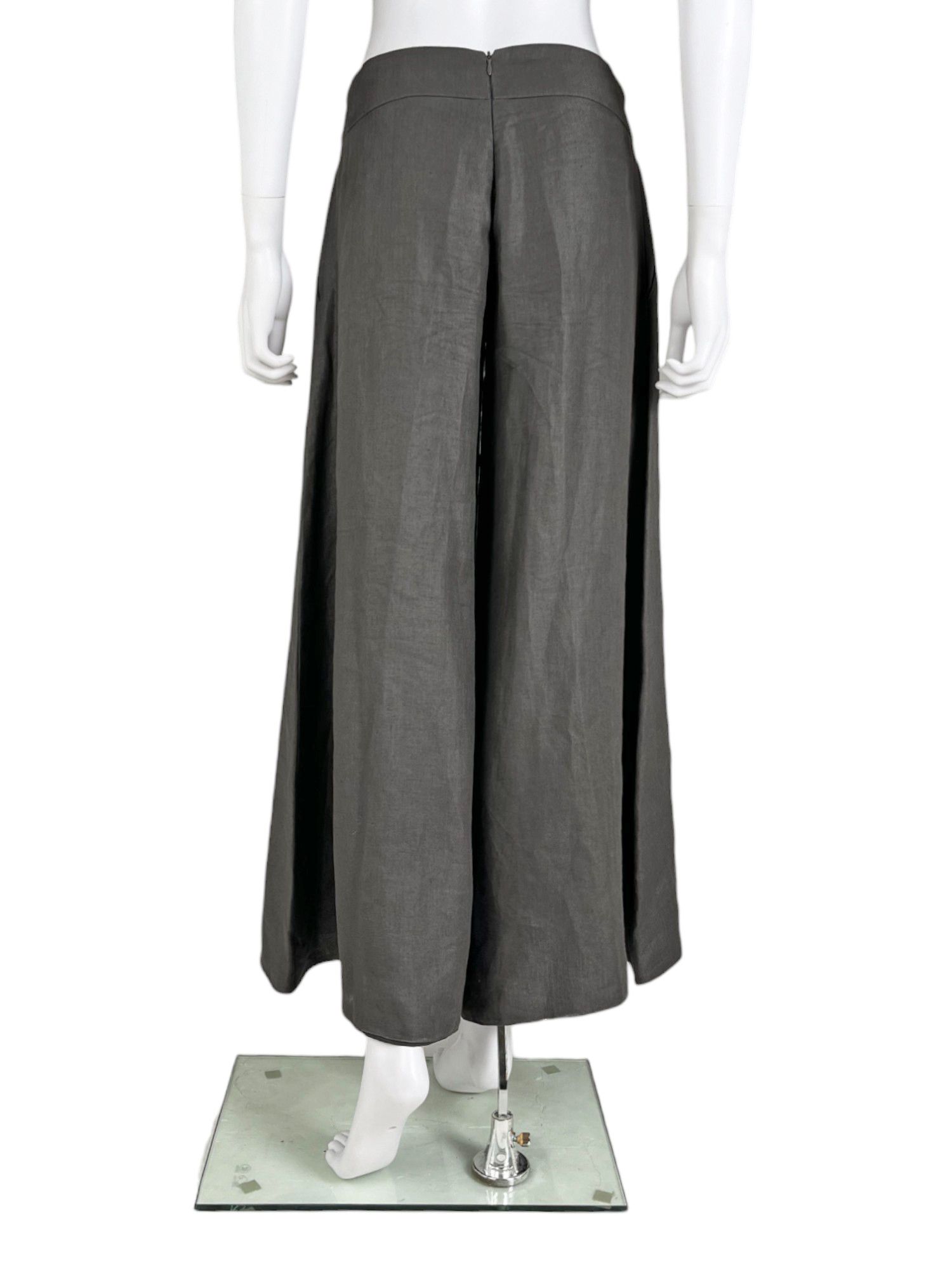 Emporio Armani F/W 2008 Grey Wide Pants Size 26" / US 2 / IT 38 - 3 Thumbnail
