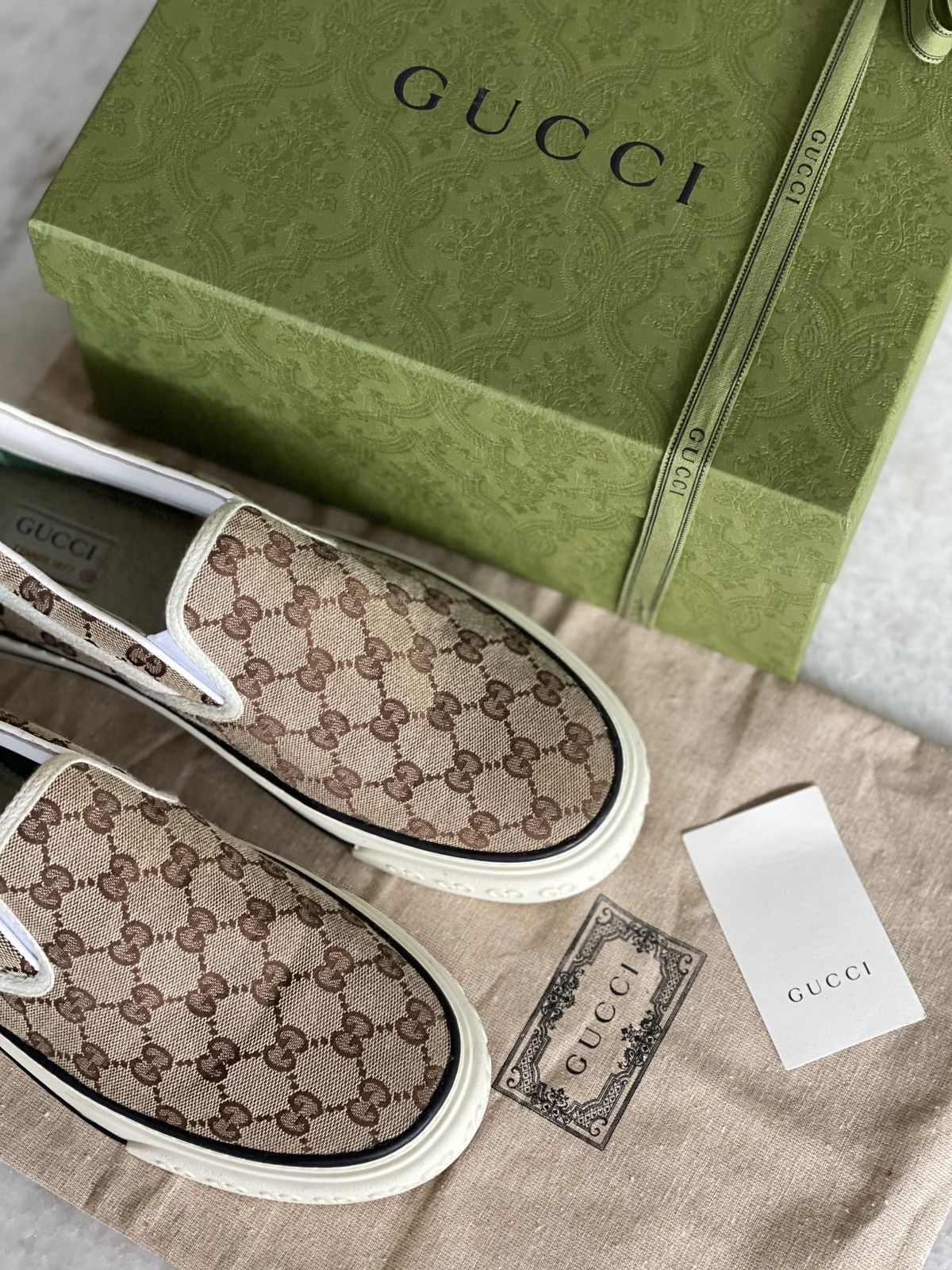 Gucci Gucci Tennis 1977 Slip Ons UK10 Size US 11 / EU 44 - 3 Thumbnail