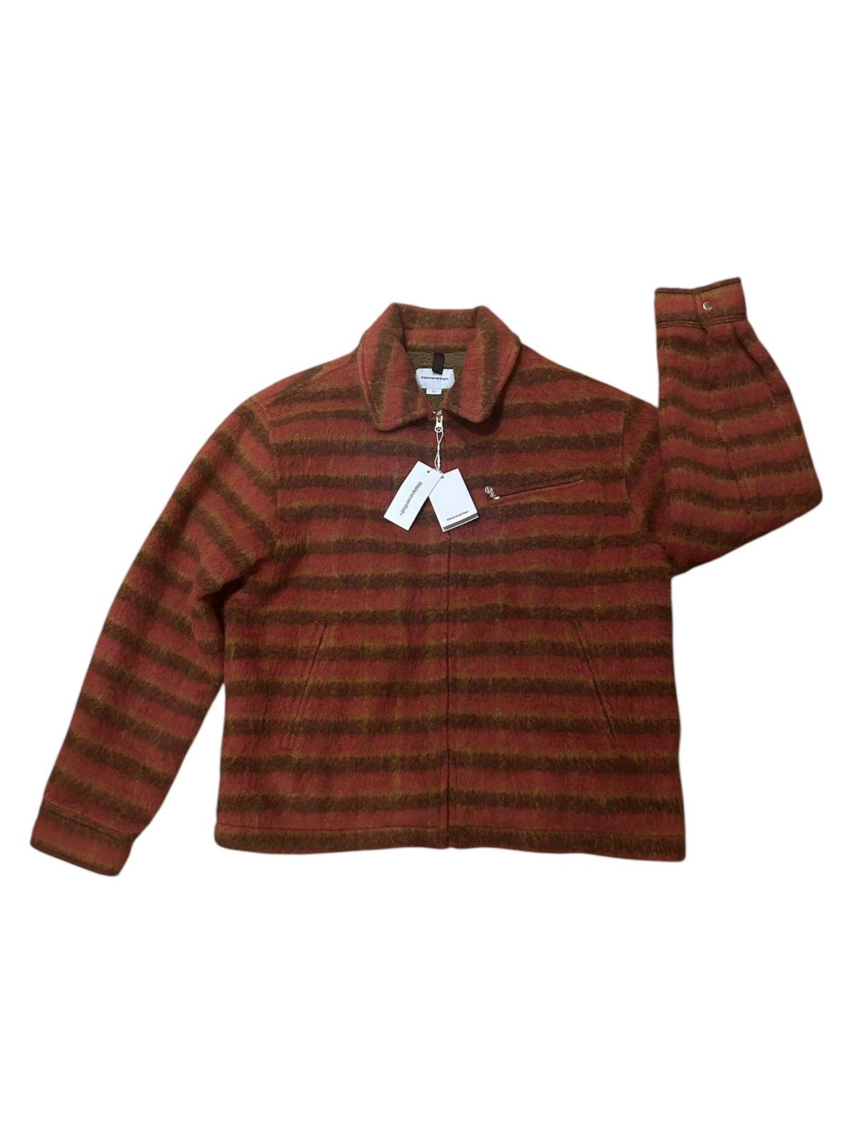 thisisneverthat Brushed Wool Check Jacket Size US L / EU 52-54 / 3 - 2 Thumbnail