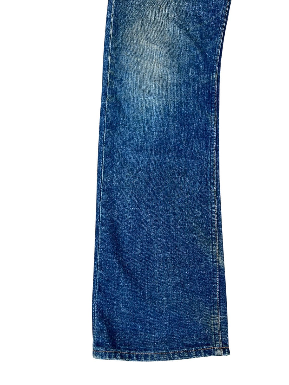 Wrangler 90s Wrangler Blue Bell Aging Mud Denim Selvedge Jeans Size US 31 - 9 Thumbnail