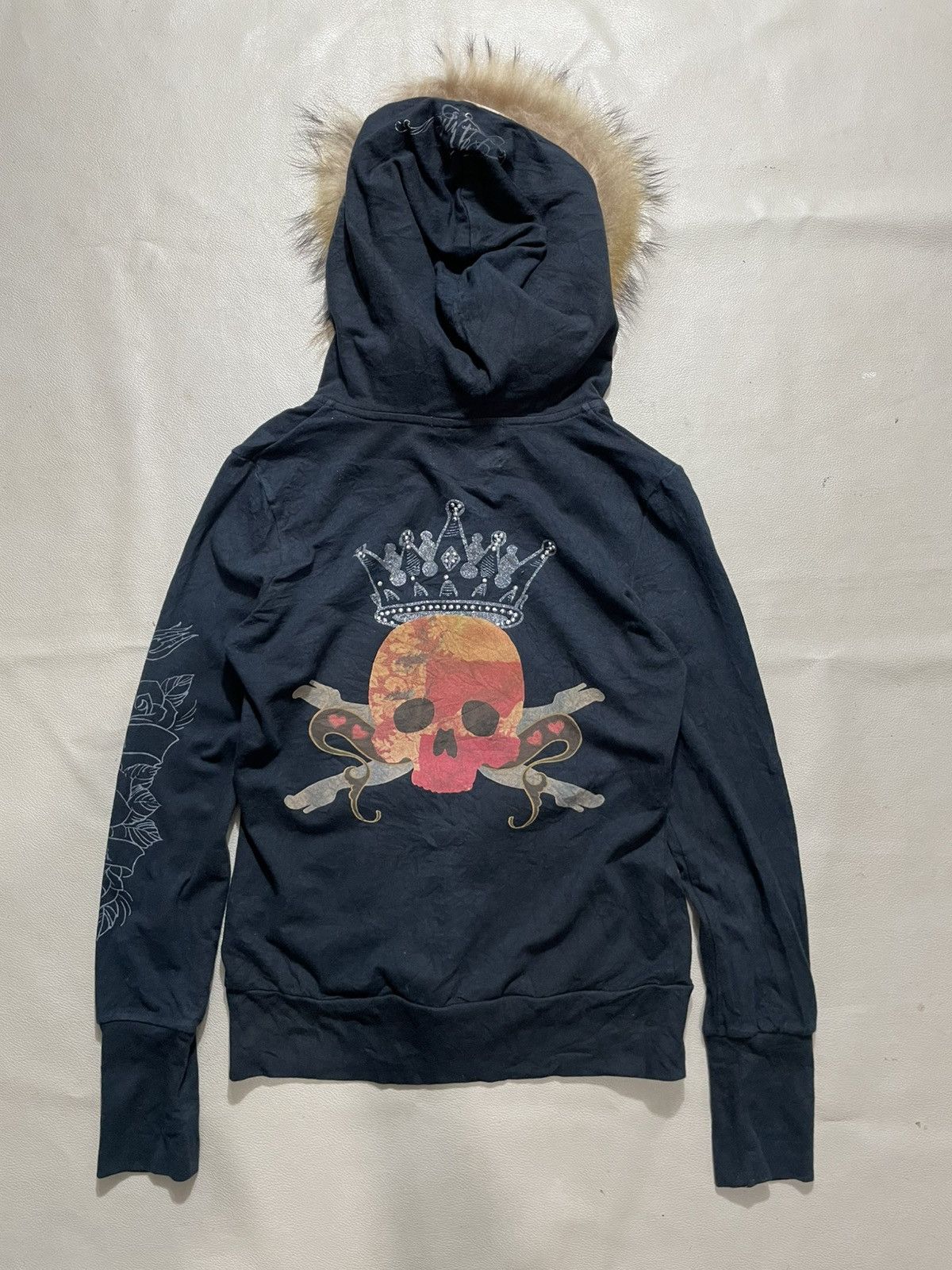 If Six Was Nine Brown Sugar Japan Faux Fur zip Hoodie gothic ifsix lgb style Size S / US 4 / IT 40 - 3 Thumbnail