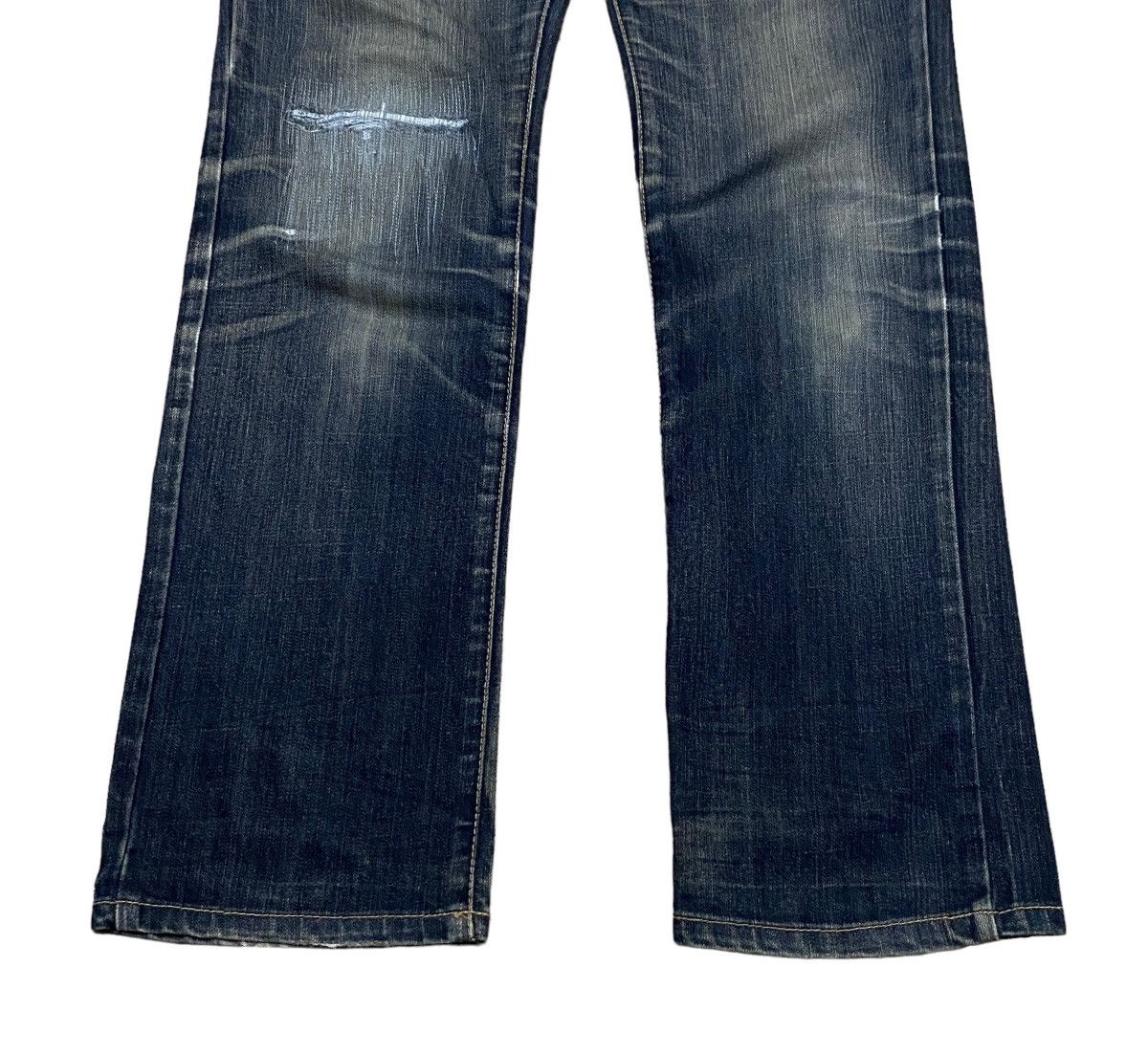 If Six Was Nine Rare Design Vintage Brand PPFM Double Waist Jeans 1990s Size US 33 - 5 Thumbnail