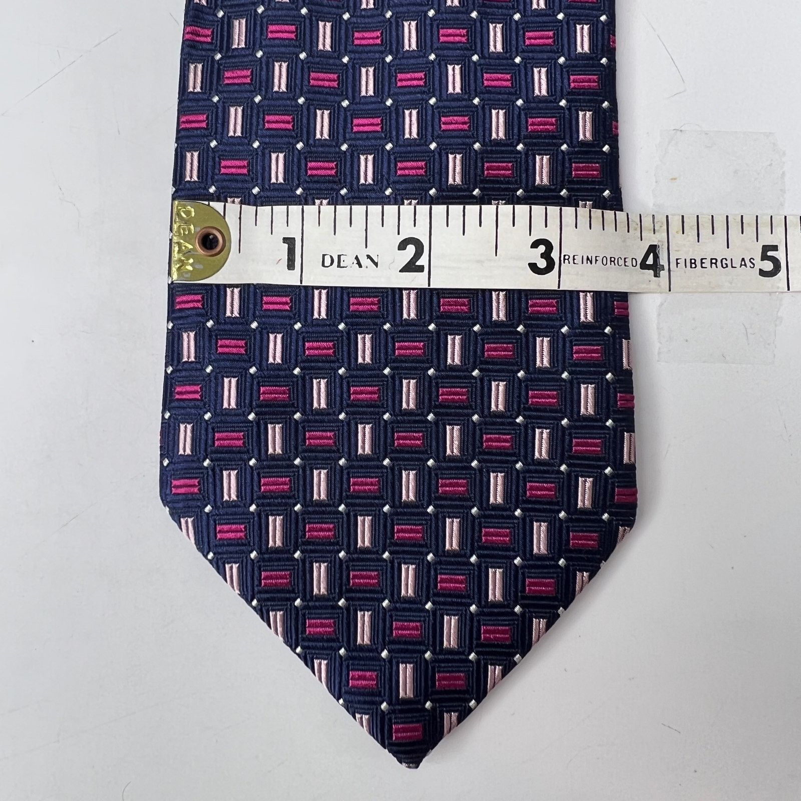 Brooks Brothers Brooks Brothers Silk Tie Dots Geometric Weave Size ONE SIZE - 7 Thumbnail