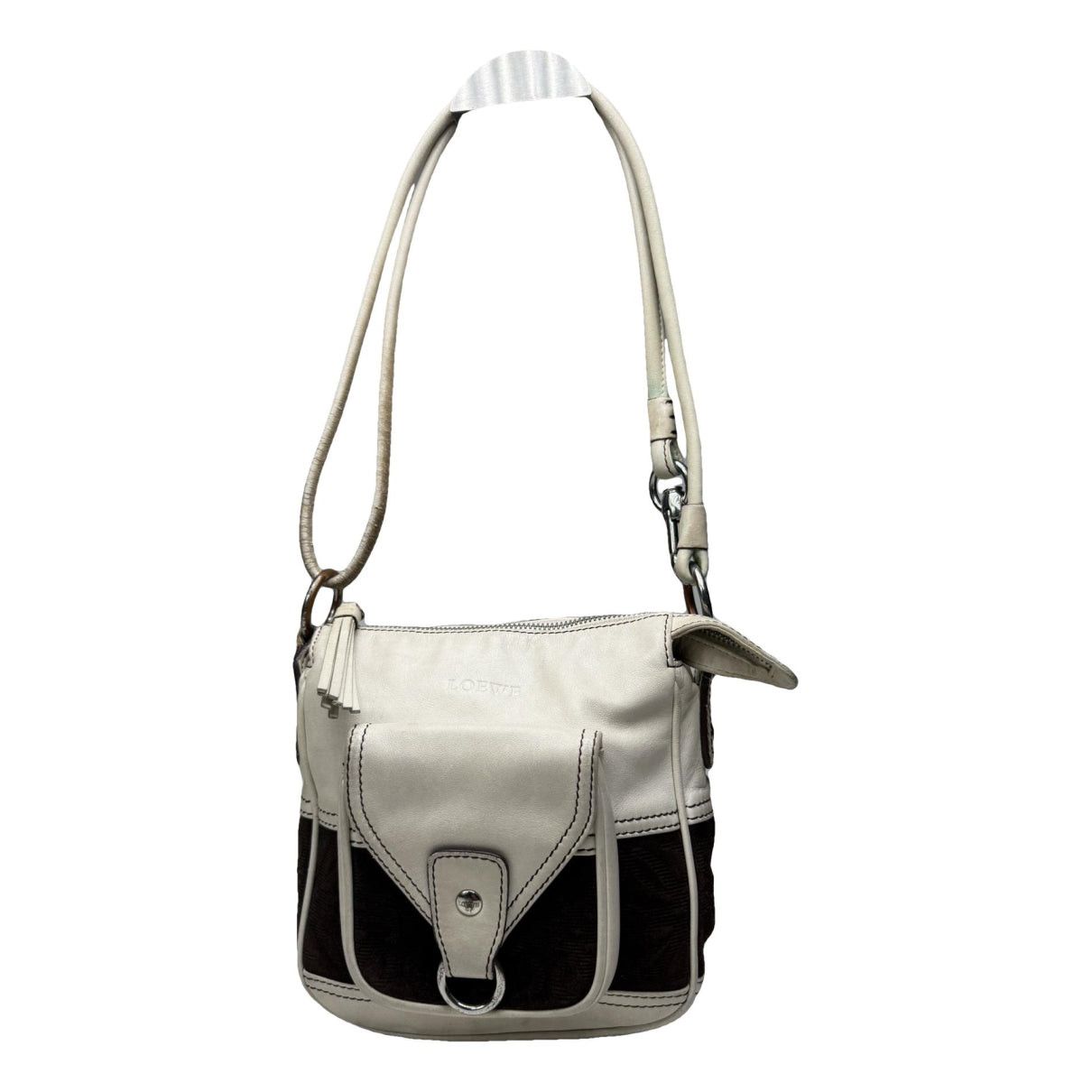Loewe Flamenco White Leather Handbag Size ONE SIZE - 1 Thumbnail