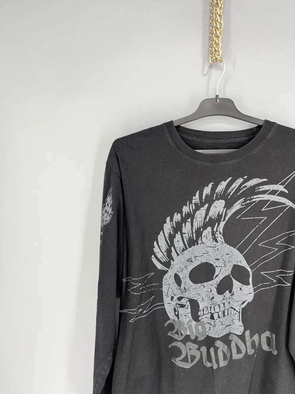 Band Tees Buddha Skulls Vintage Long Sleeve Shirt Size XL Size US XL / EU 56 / 4 - 5 Thumbnail