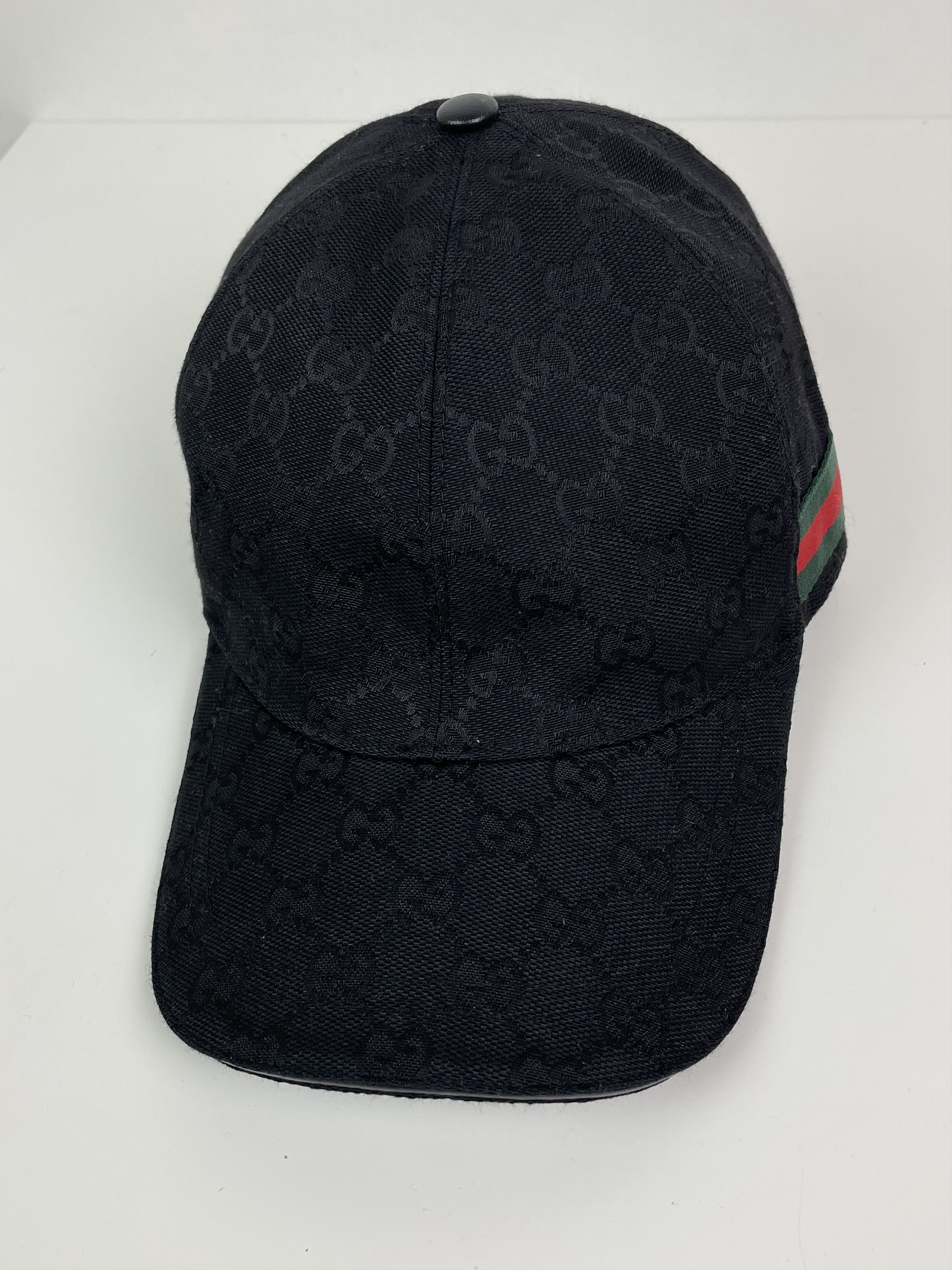 Gucci Gucci GG Monogram Baseball Cap Green Label | Grailed