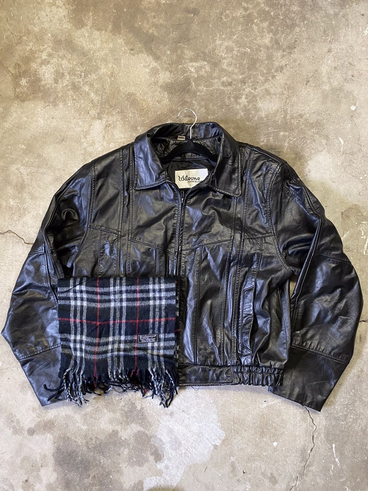 Other Leather bomber jacket paired with free Burberry scarf Size US S / EU 44-46 / 1 - 1 Thumbnail