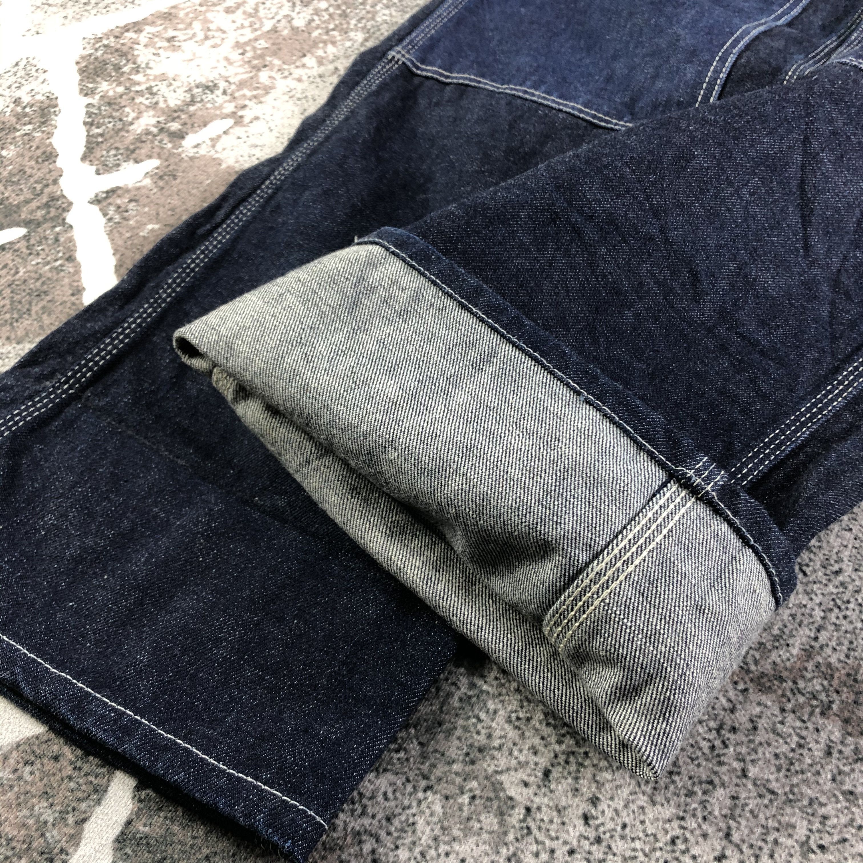 Japanese Brand Japanese Brand Denim Matsuya Double Knee Jeans KJ2079 Size US 34 / EU 50 - 6 Thumbnail