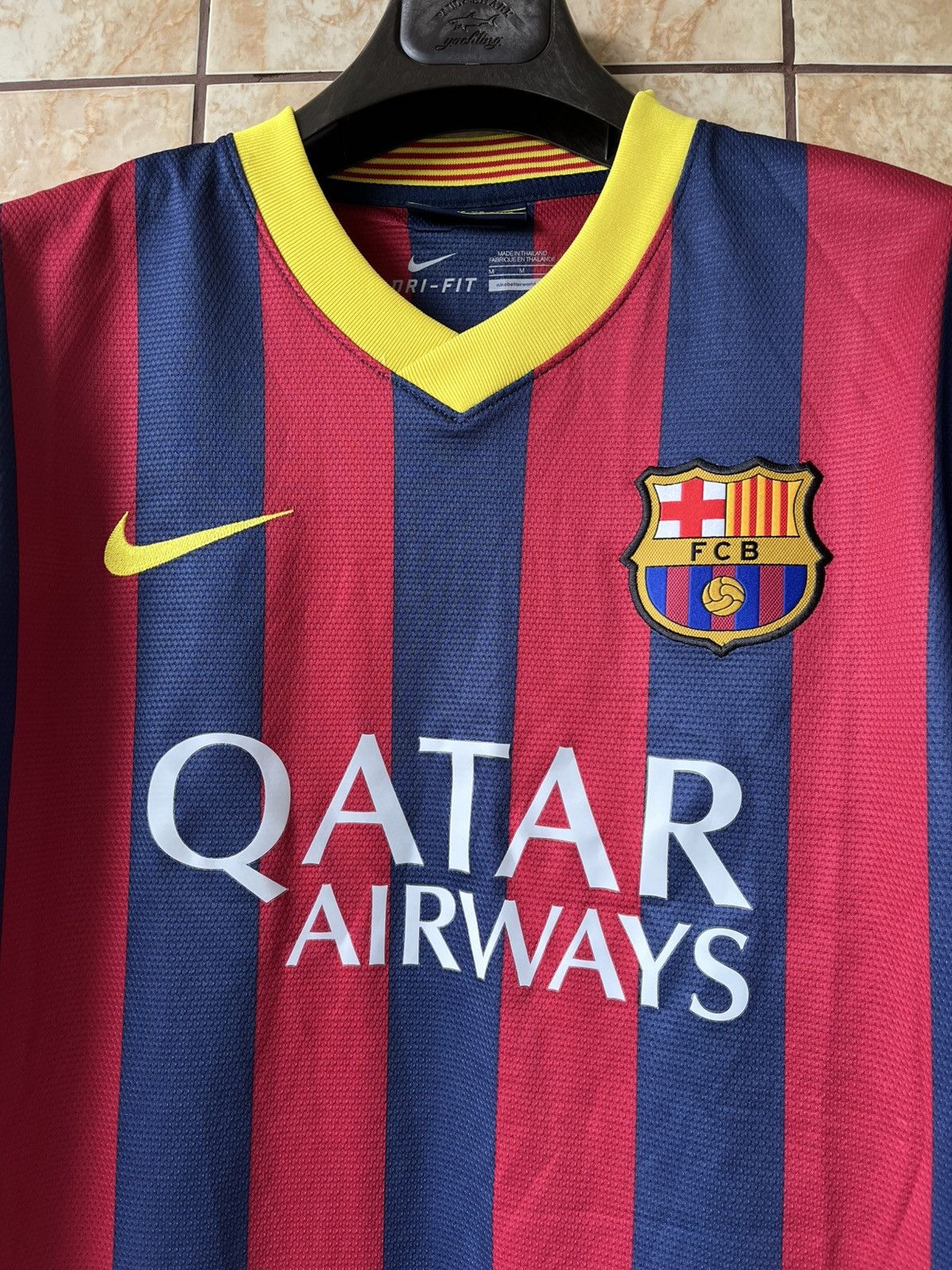 Nike Nike Barcelona 2013/2014 long sleeve soccer jersey Size US M / EU 48-50 / 2 - 3 Thumbnail