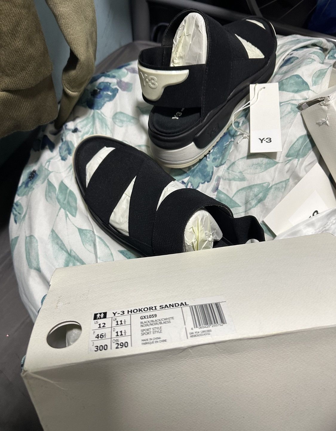 Yohji Yamamoto Adidas Y-3 Yohji Yamamoto HOKORI Sandal Elastic Strap Size US 12.5 / EU 45-46 - 2 Thumbnail