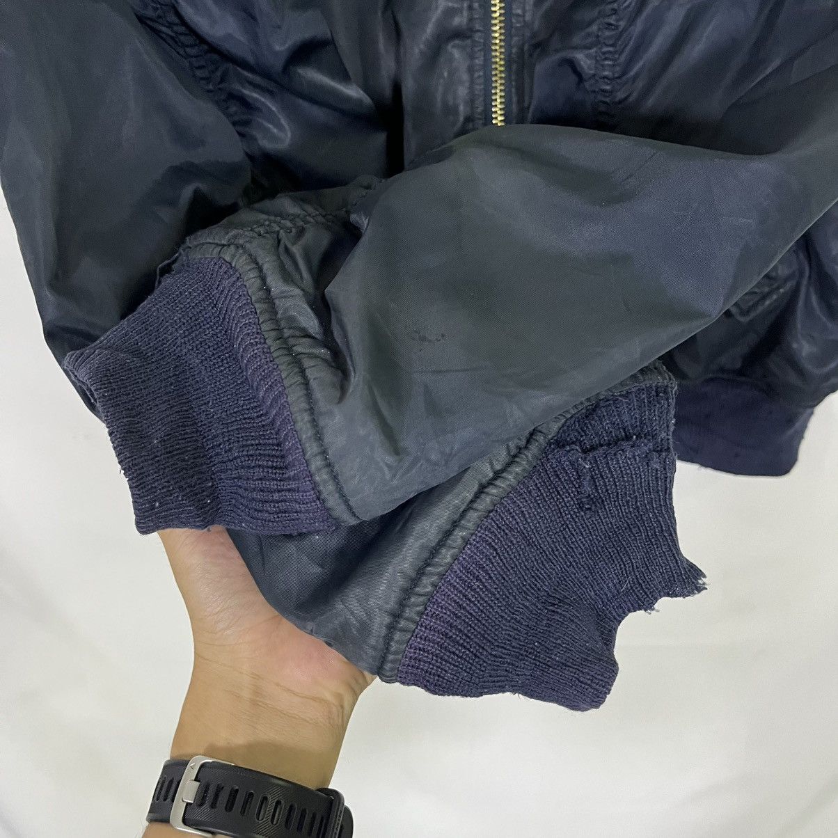 Vintage VINTAGE 90s BOMBER JACKET MA1 Size US L / EU 52-54 / 3 - 4 Thumbnail