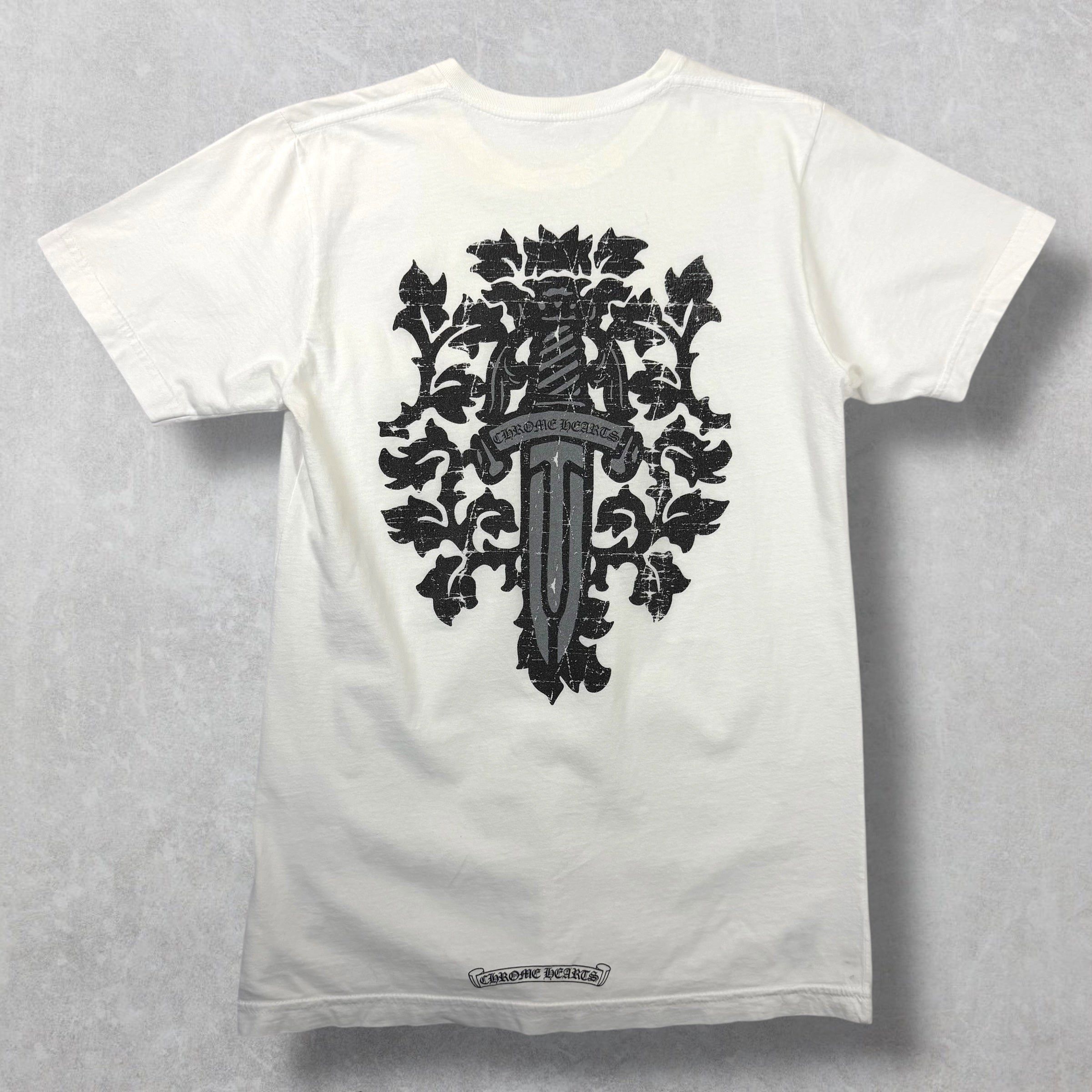 Chrome Hearts Chrome Hearts White Vine Sword Tee Small Size US S / EU 44-46 / 1 - 1 Thumbnail