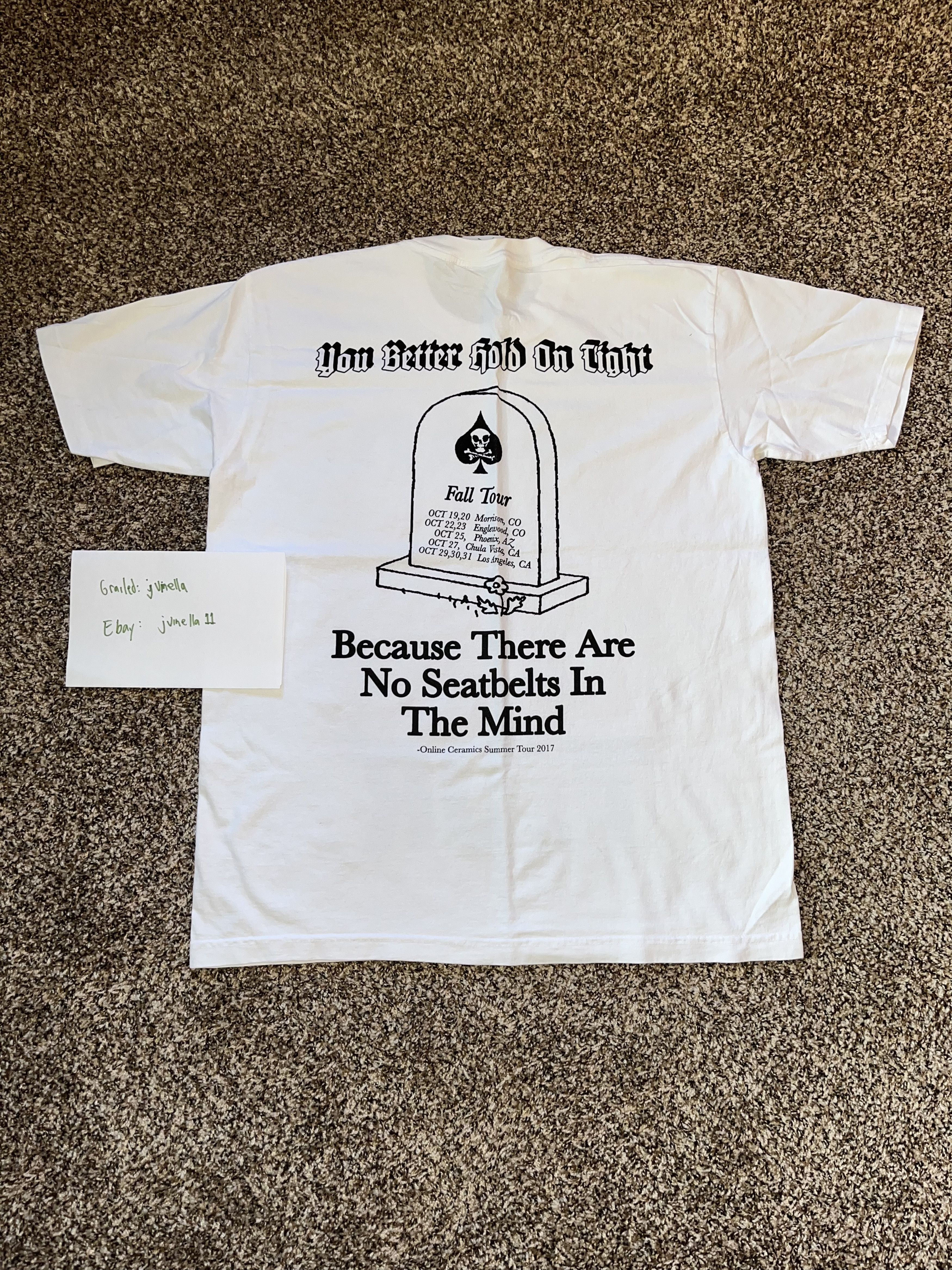 Grateful Dead × Online Ceramics Online ceramics arrive dead tee size L brand new Size US L / EU 52-54 / 3 - 2 Thumbnail