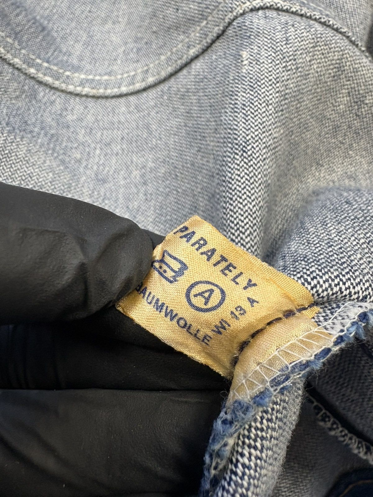 Wrangler Vintage Wrangler Denim Trucker Jacket Black Tag 80s Rare Size US S / EU 44-46 / 1 - 20 Thumbnail