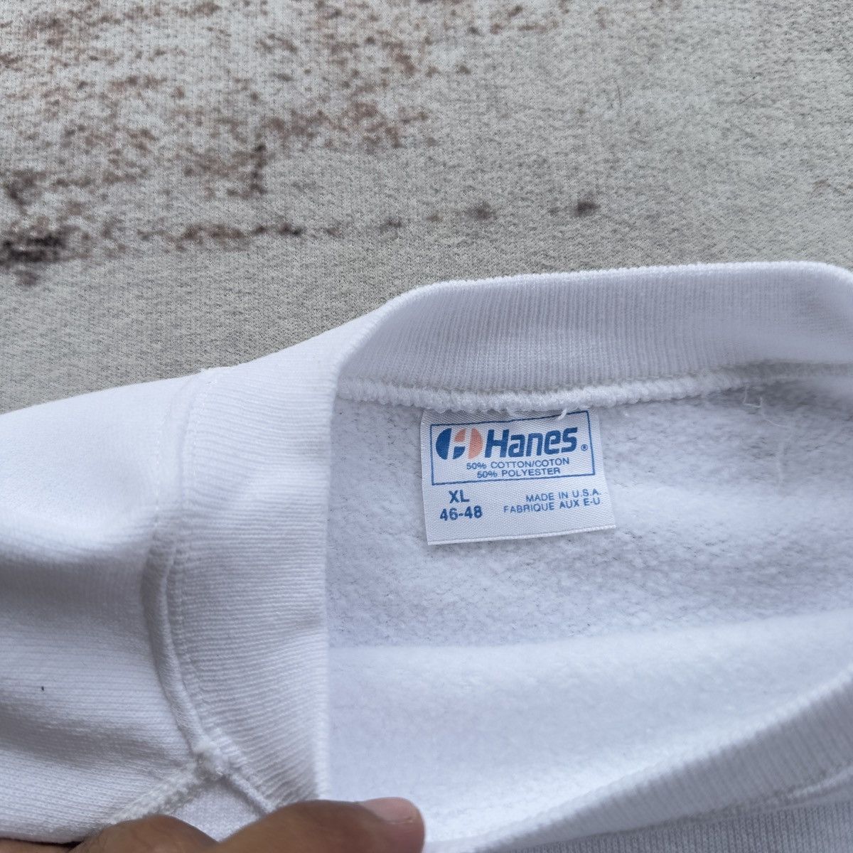 Hanes VINTAGE HANES AMERICAN UNITED BIG LOGO VERY RARE 90’S Size US XL / EU 56 / 4 - 9 Thumbnail