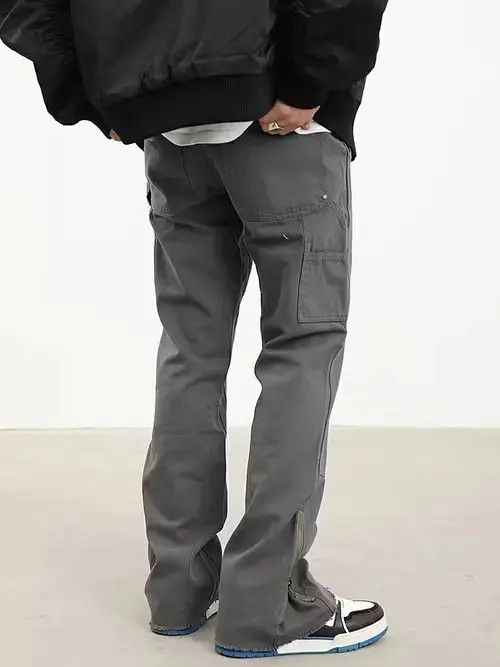 Japanese Brand vibe cleanfit flared carpenter pants Size US 28 / EU 44 - 2 Thumbnail
