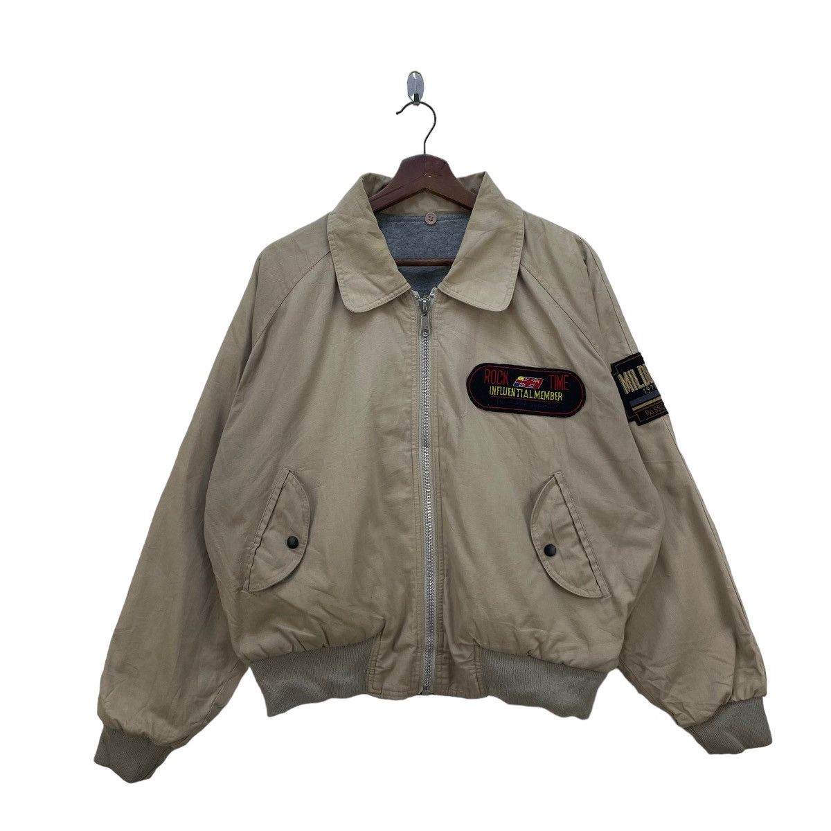 Japanese Brand Bomber Reversible Jacket Rock Time Size US M / EU 48-50 / 2 - 1 Thumbnail