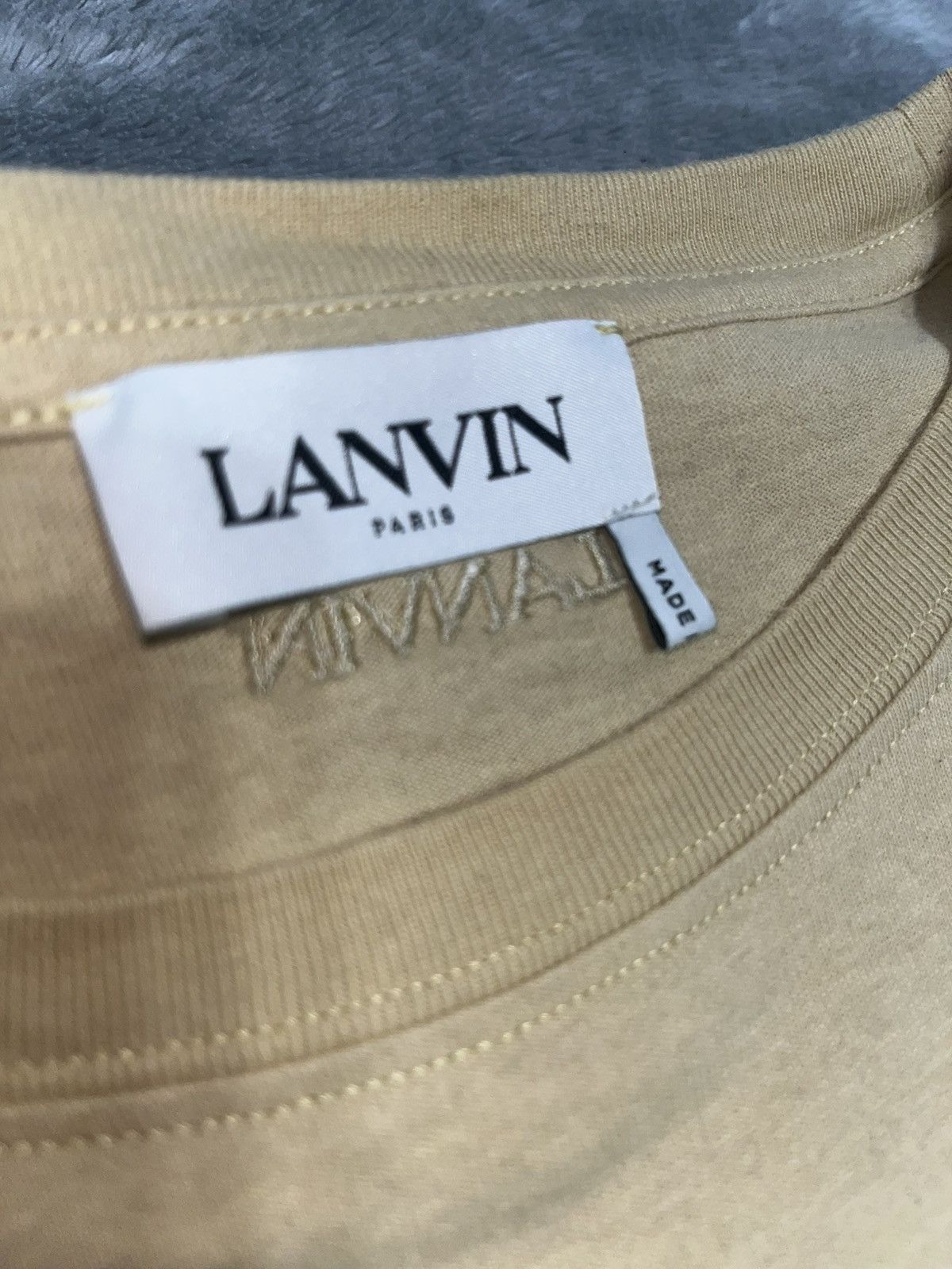 Lanvin Lanvin Curb logo T-Shirt Size US M / EU 48-50 / 2 - 6 Thumbnail