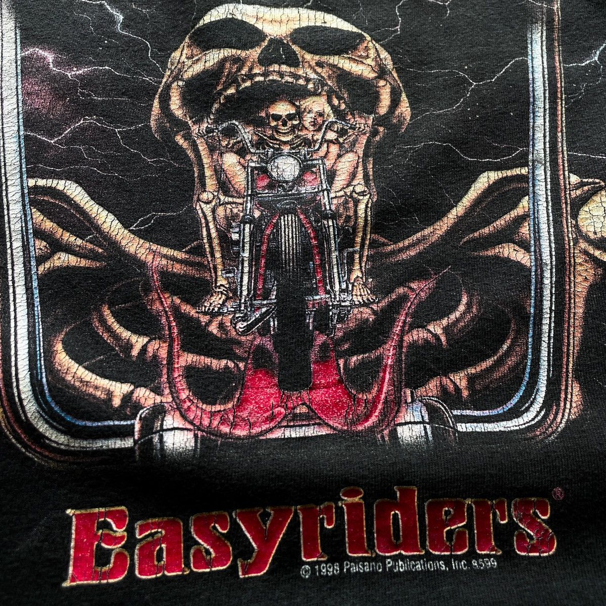 Harley Davidson × Vintage Vintage Rare Easyriders Motorcycle 1998 Paisano Publications Size US L / EU 52-54 / 3 - 3 Thumbnail