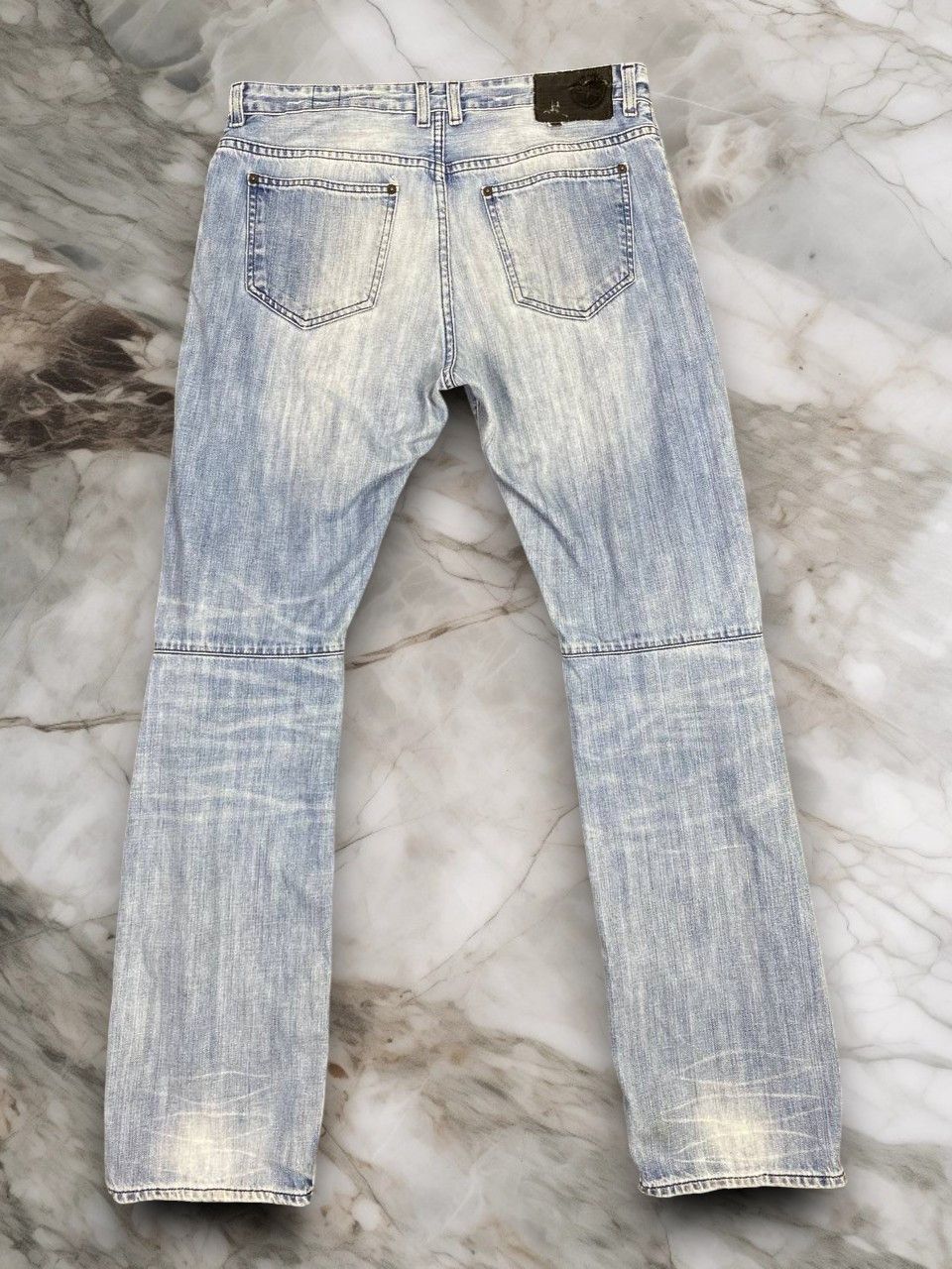 Japanese Brand bobson japanese brand double knee denim nice design Size US 35 - 2 Thumbnail