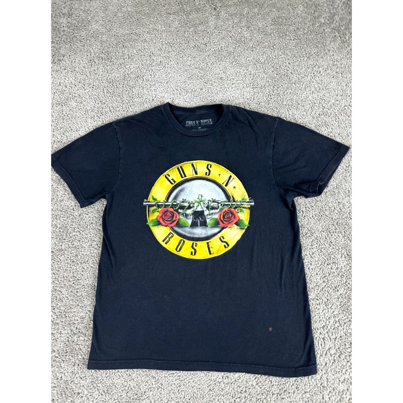 Vintage Guns N' Roses Shirt Mens M Black Band Tee Rock Concert T-Shirt 100% Cotton READ Size US M / EU 48-50 / 2 - 2 Thumbnail