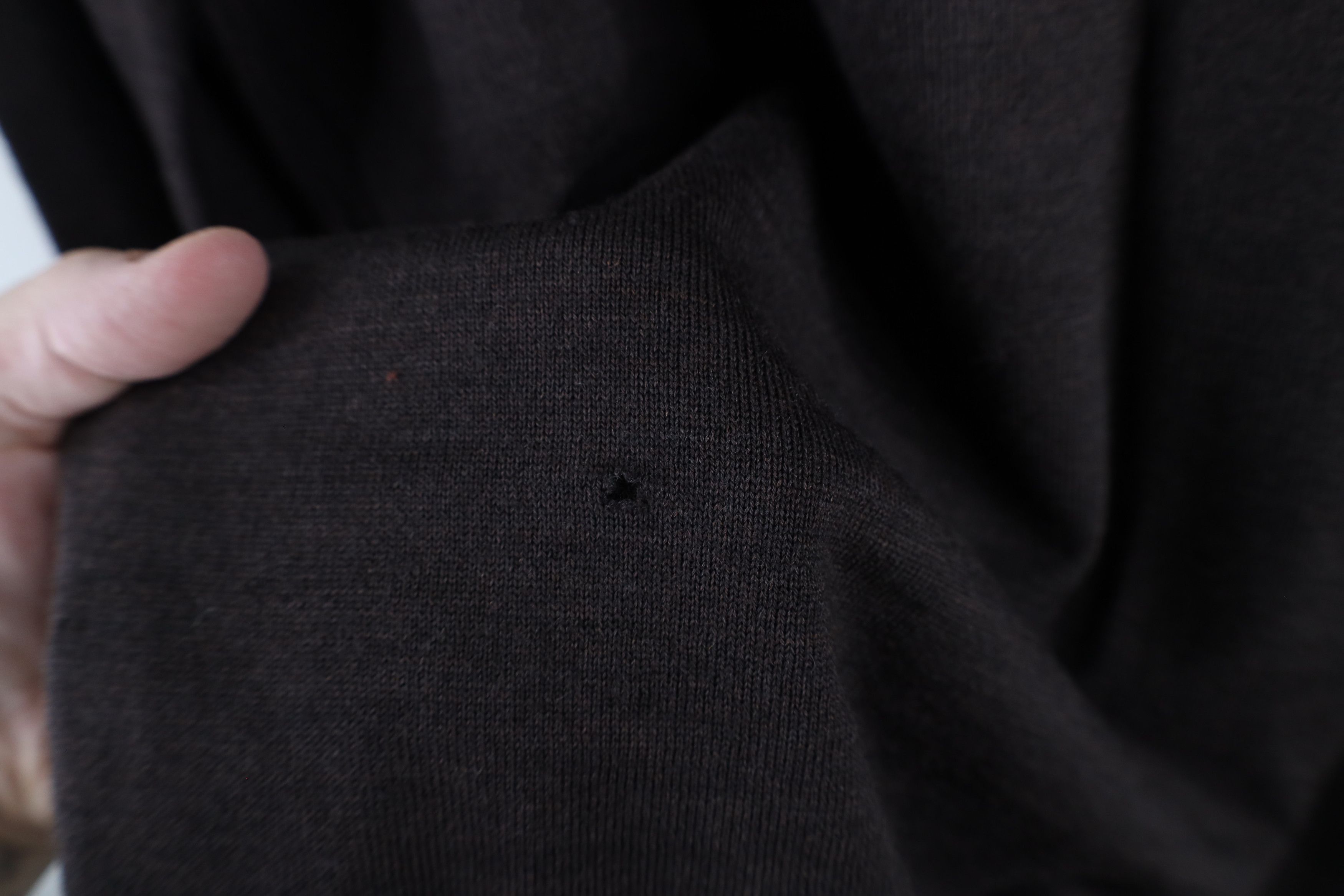Hugo Boss × Vintage Hugo Boss Merino Wool Knit Turtleneck Sweater Brown Size US XL / EU 56 / 4 - 8 Thumbnail
