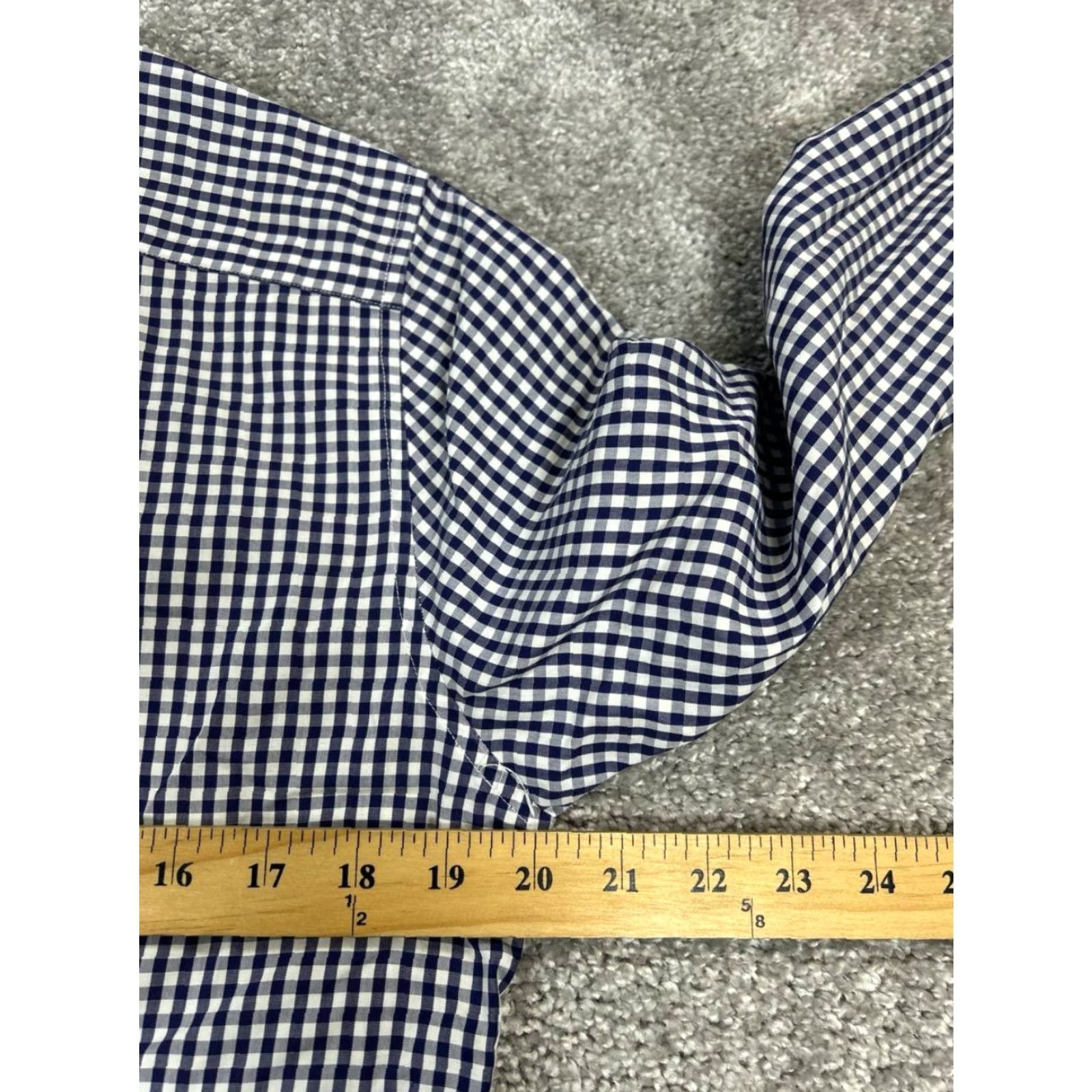 Bonobos Bonobos Dress Shirt Mens 15.5 Blue White Cotton Button Up Shirt Size 40R - 6 Thumbnail