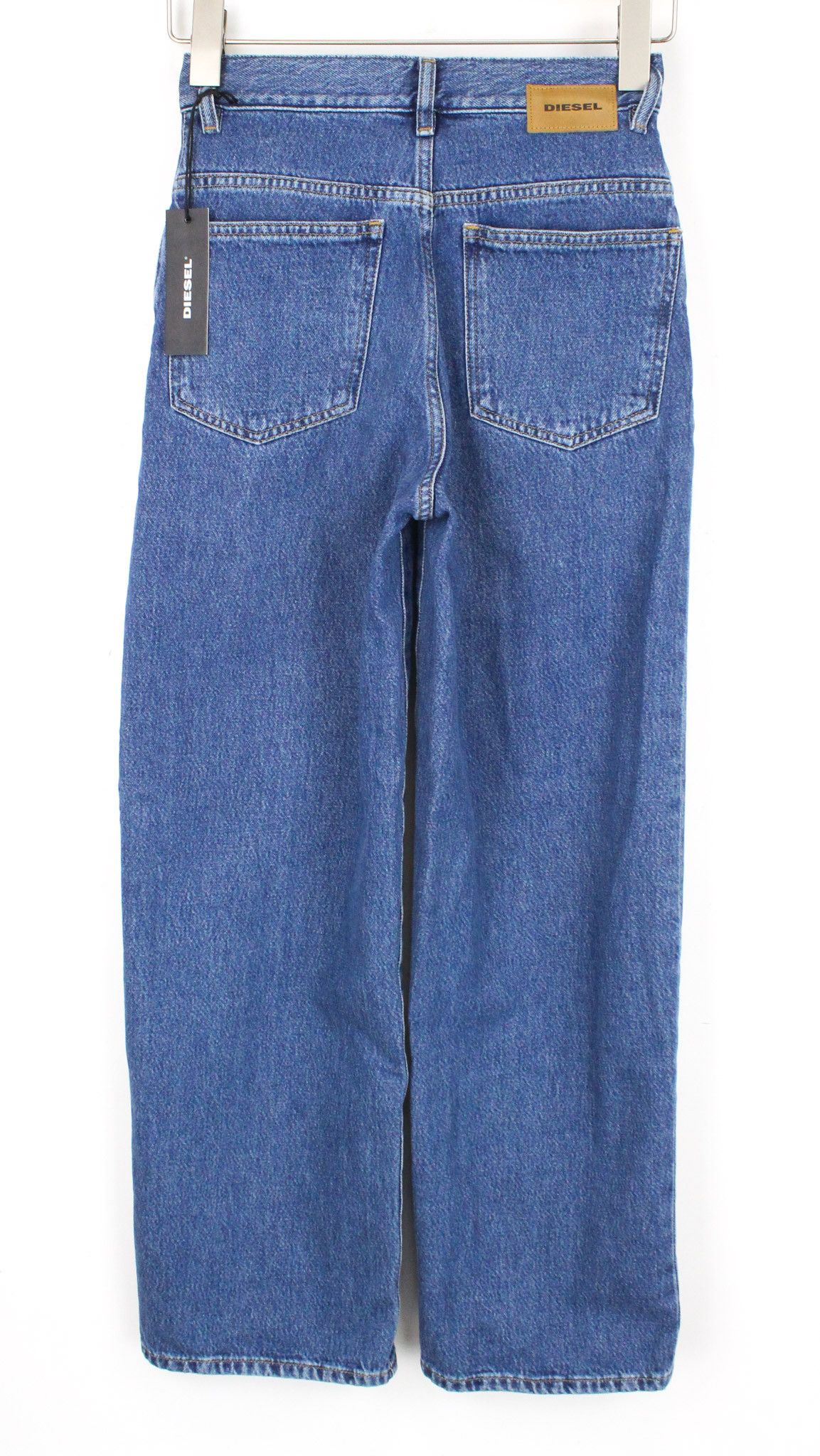 Diesel WIDEE 080AN W23/L32 Blue High Waist Jeans 70519 Size 23" - 4 Thumbnail
