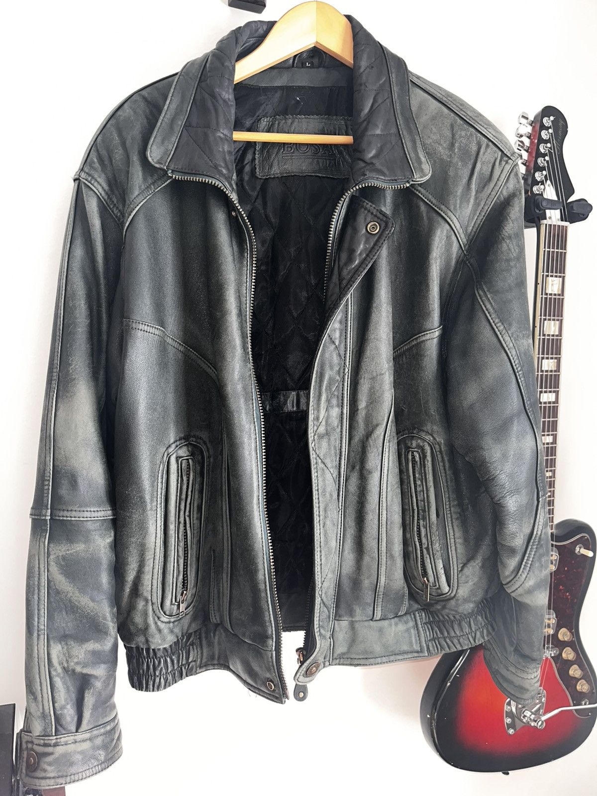 Vintage Genuine Leather Vintage Jacket Size US L / EU 52-54 / 3 - 1 Thumbnail