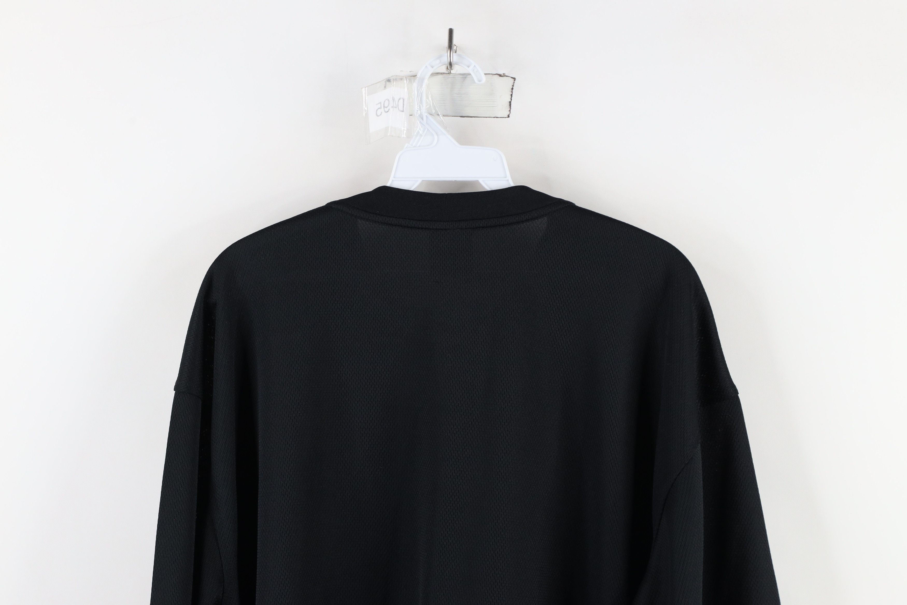 Nike × Vintage Vintage Nike Mini Swoosh Knit Short Sleeve T-Shirt Black Size US XL / EU 56 / 4 - 13 Thumbnail