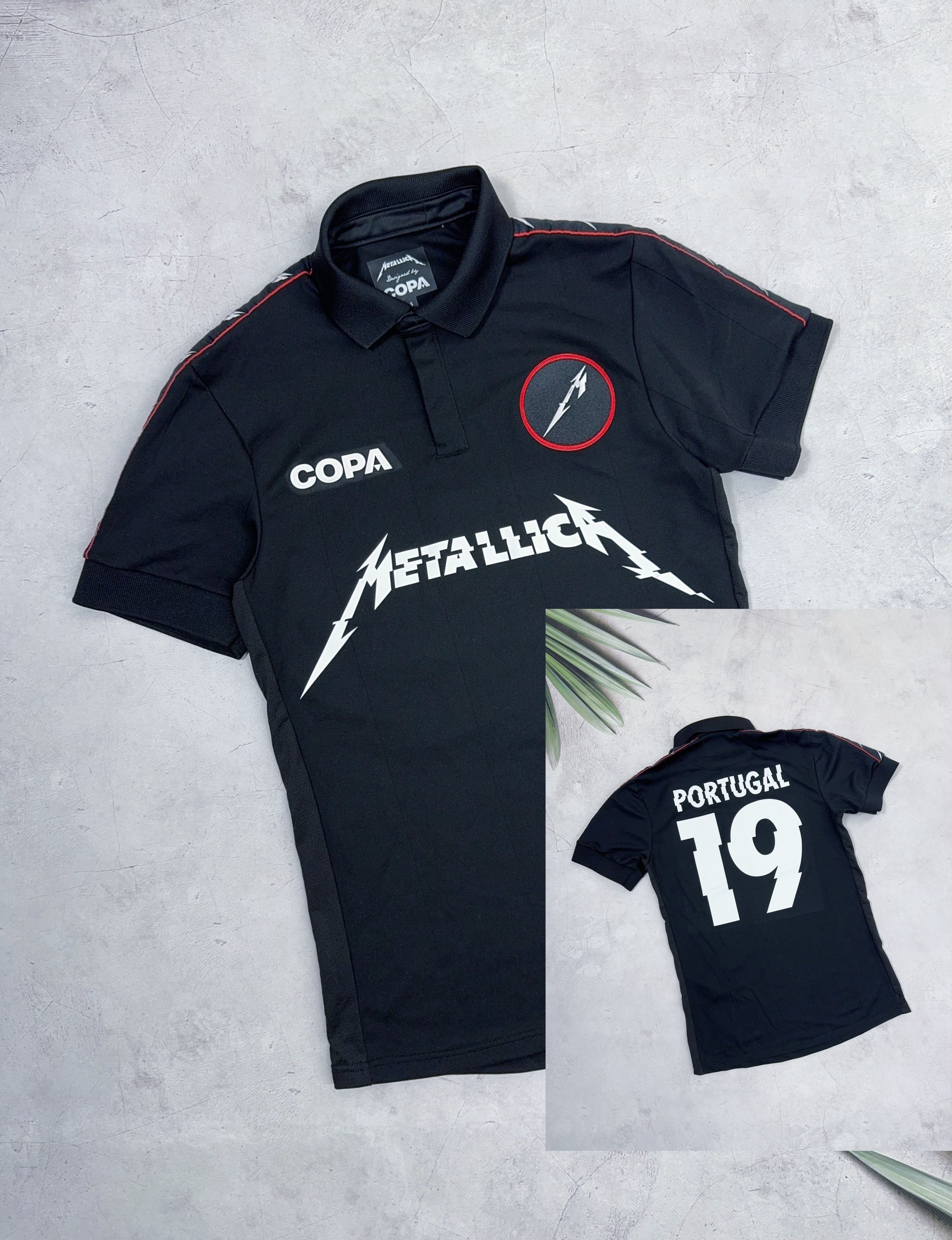 Metallica Metallica x Copa Football Shirt #19 PORTUGAL Limited Edition Size US S / EU 44-46 / 1 - 1 Thumbnail