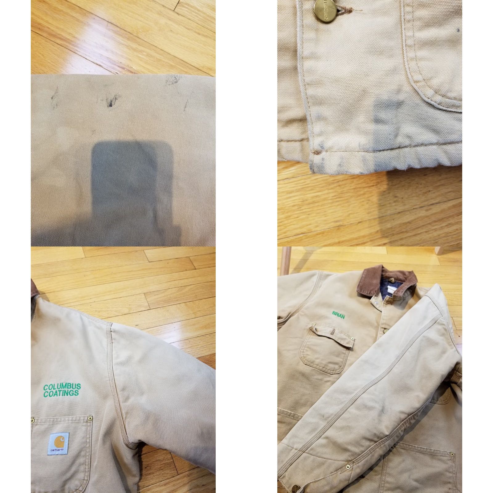 Carhartt VINTAGE Carhartt DUCK CHORE WORK BLANKET LINING DISTRESSED JACKET SZ 48 MAN Size US M / EU 48-50 / 2 - 8 Thumbnail