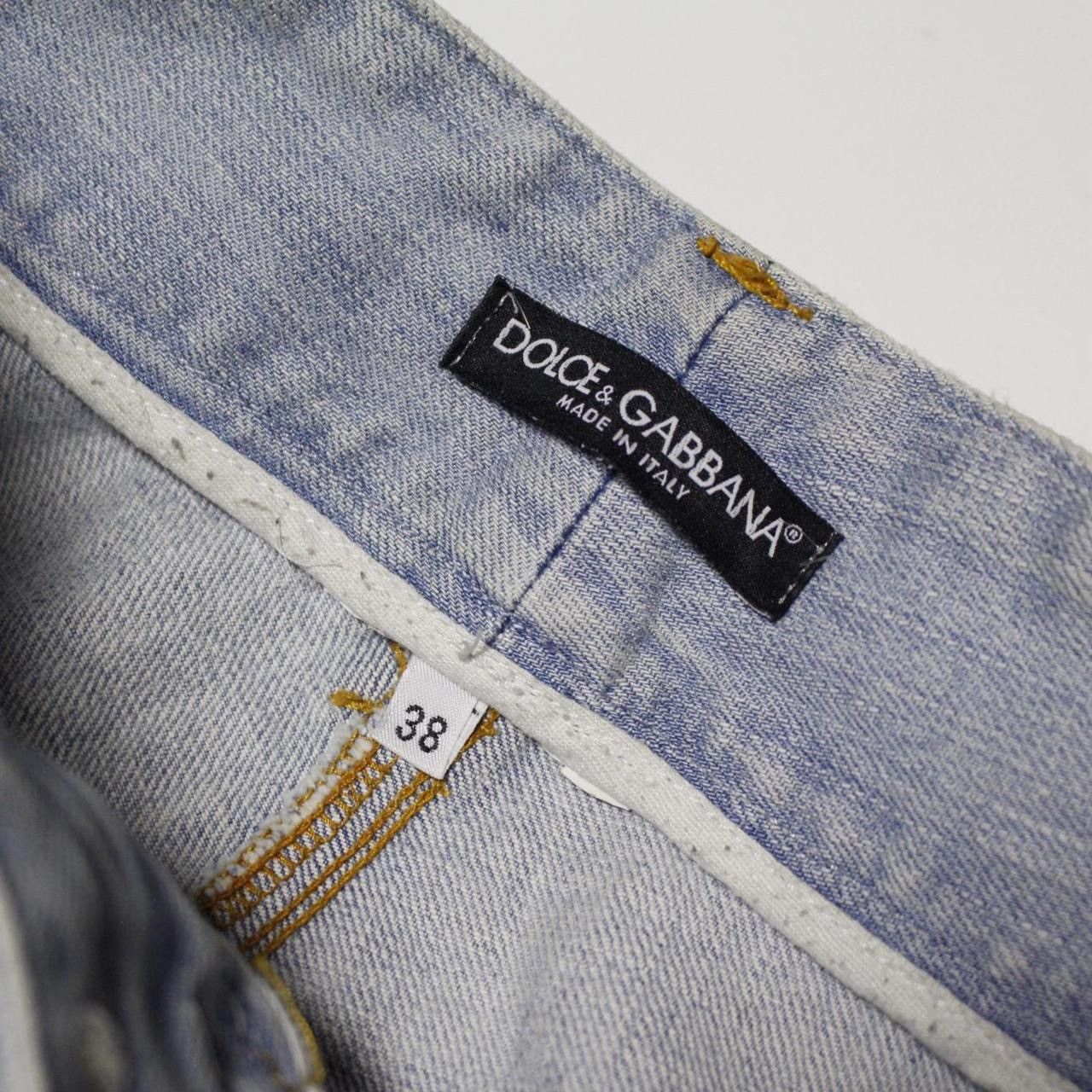 Dolce & Gabbana DOLCE & GABBANA SWAROVSKI JEANS Size 26" / US 2 / IT 38 - 6 Thumbnail