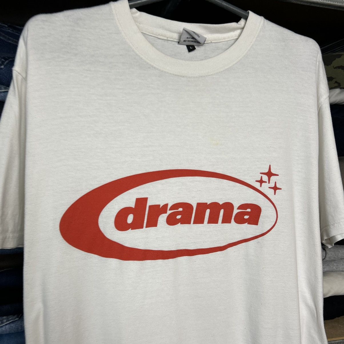 Vintage Mens Drama Call Big logo merch streetwear tee Size US L / EU 52-54 / 3 - 2 Thumbnail