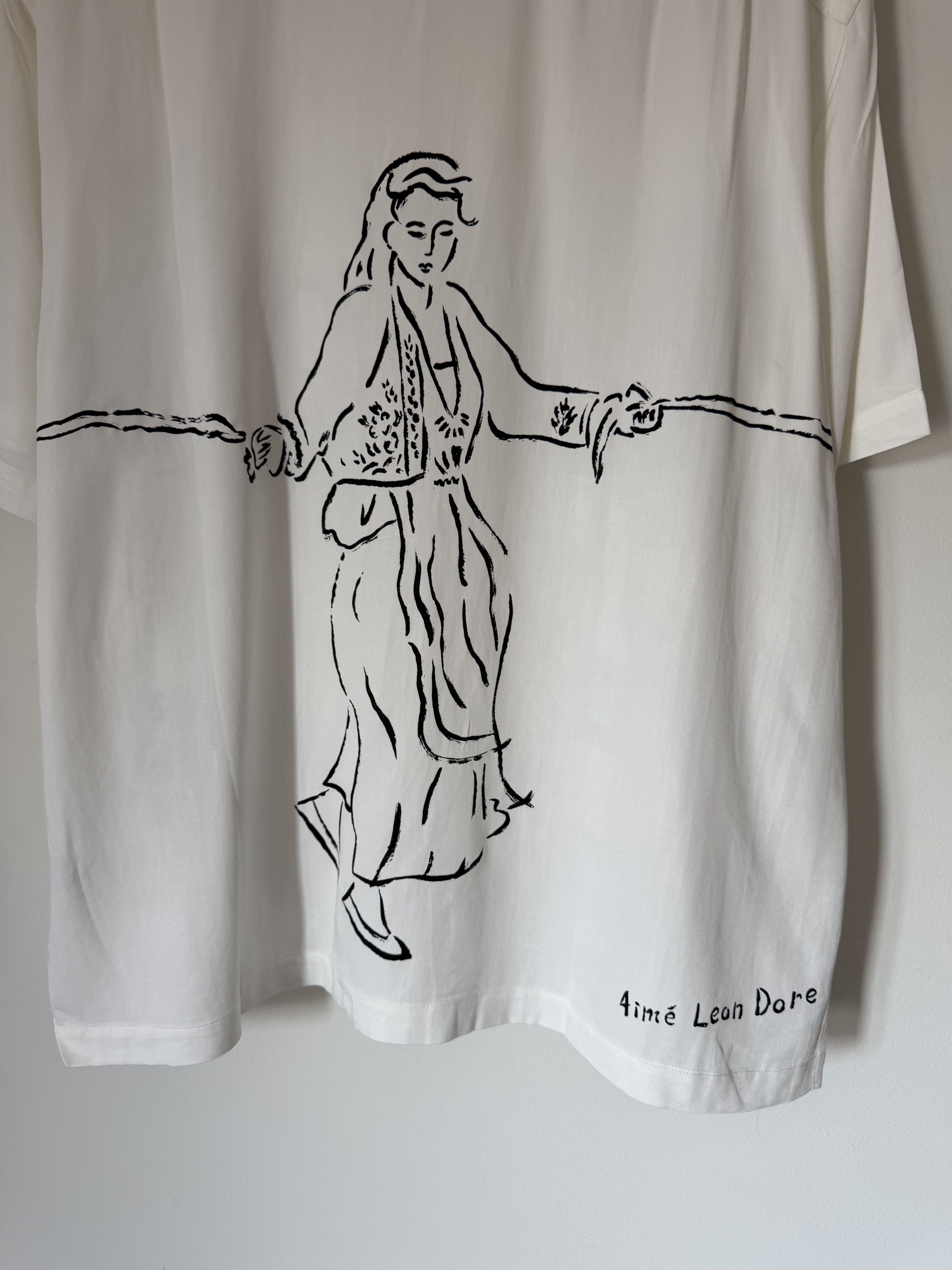 Aime Leon Dore Aime Leon Dore Choros Button Up Shirt in White Size US XL / EU 56 / 4 - 7 Thumbnail