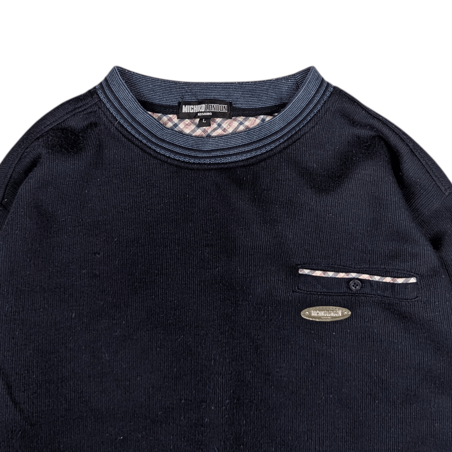 Japanese Brand MICHIKO KOSHINO London Japanese Brand Retro Sweatshirts Size US M / EU 48-50 / 2 - 6 Thumbnail
