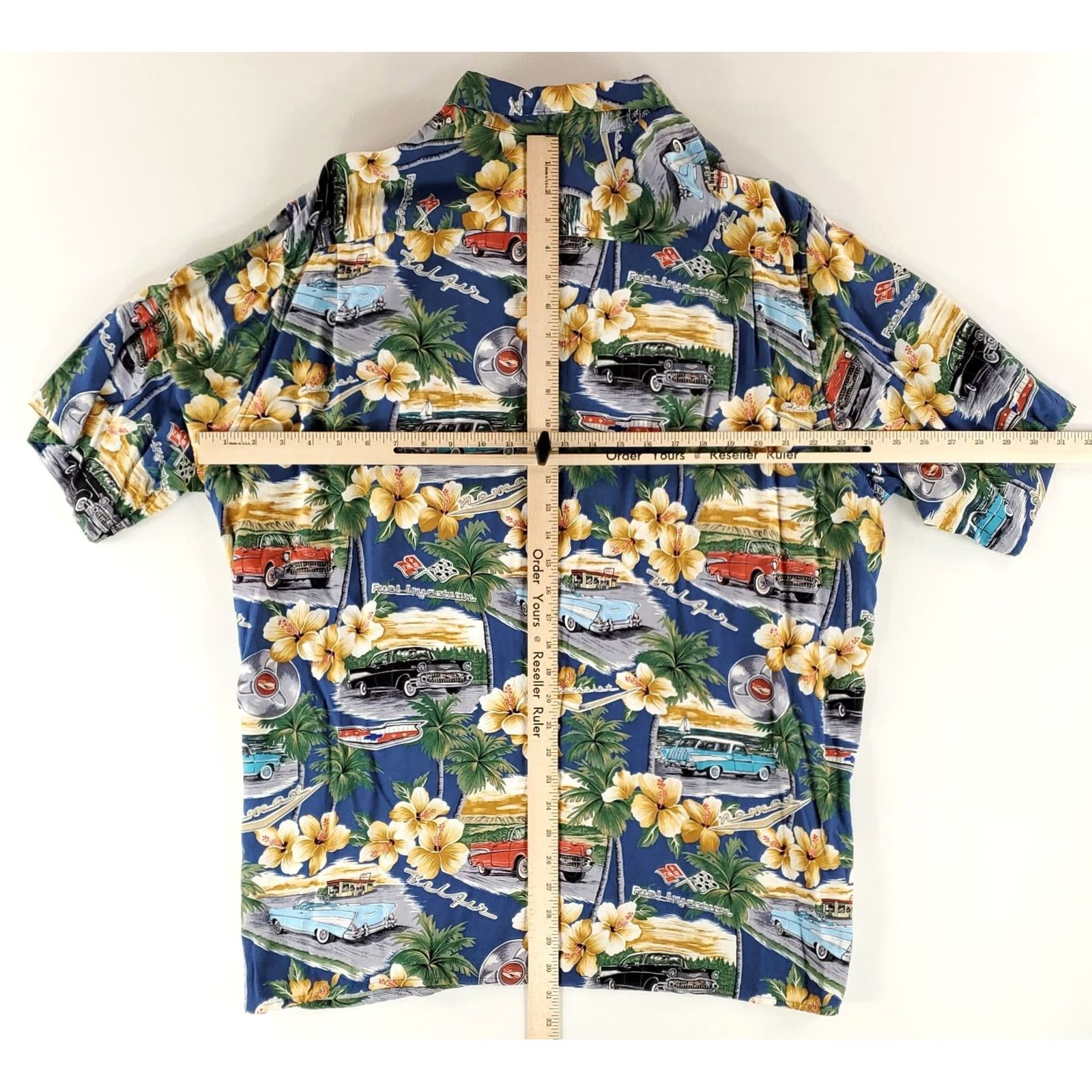Reyn Spooner Reyn Spooner American Classics Chevrolet Hawaiian Shirt Mens XXL Multicolor Short Sleeve Men 2XL Size US XXL / EU 58 / 5 - 6 Thumbnail