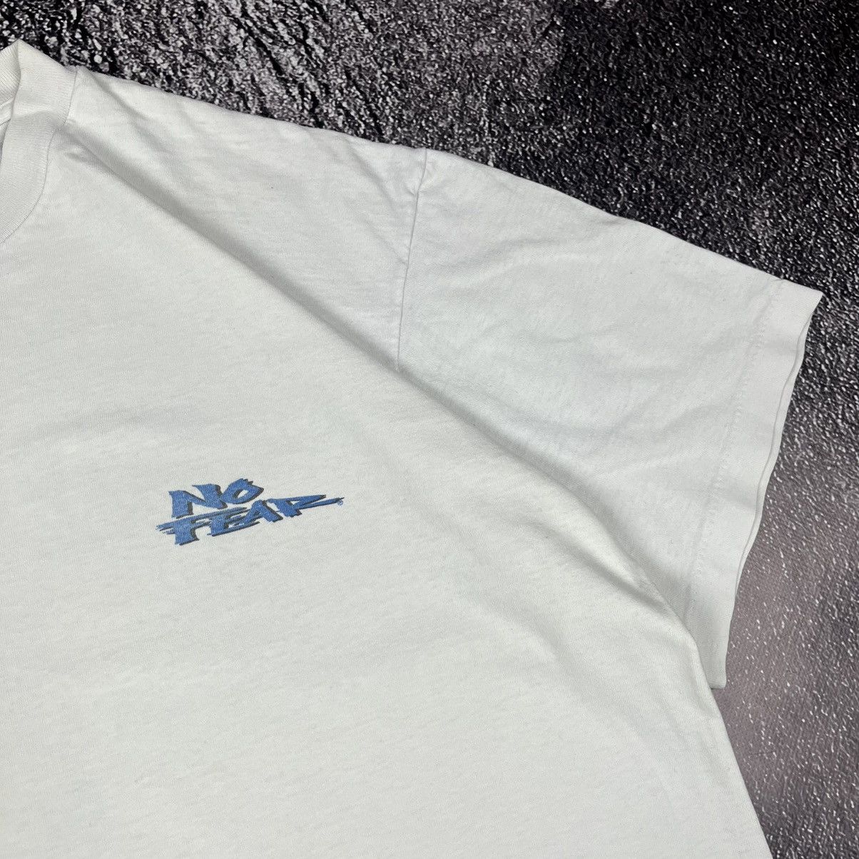 No Fear NO FEAR VINTAGE WHITE T-SHIRT BIG LOGO 90s Size US XL / EU 56 / 4 - 3 Thumbnail