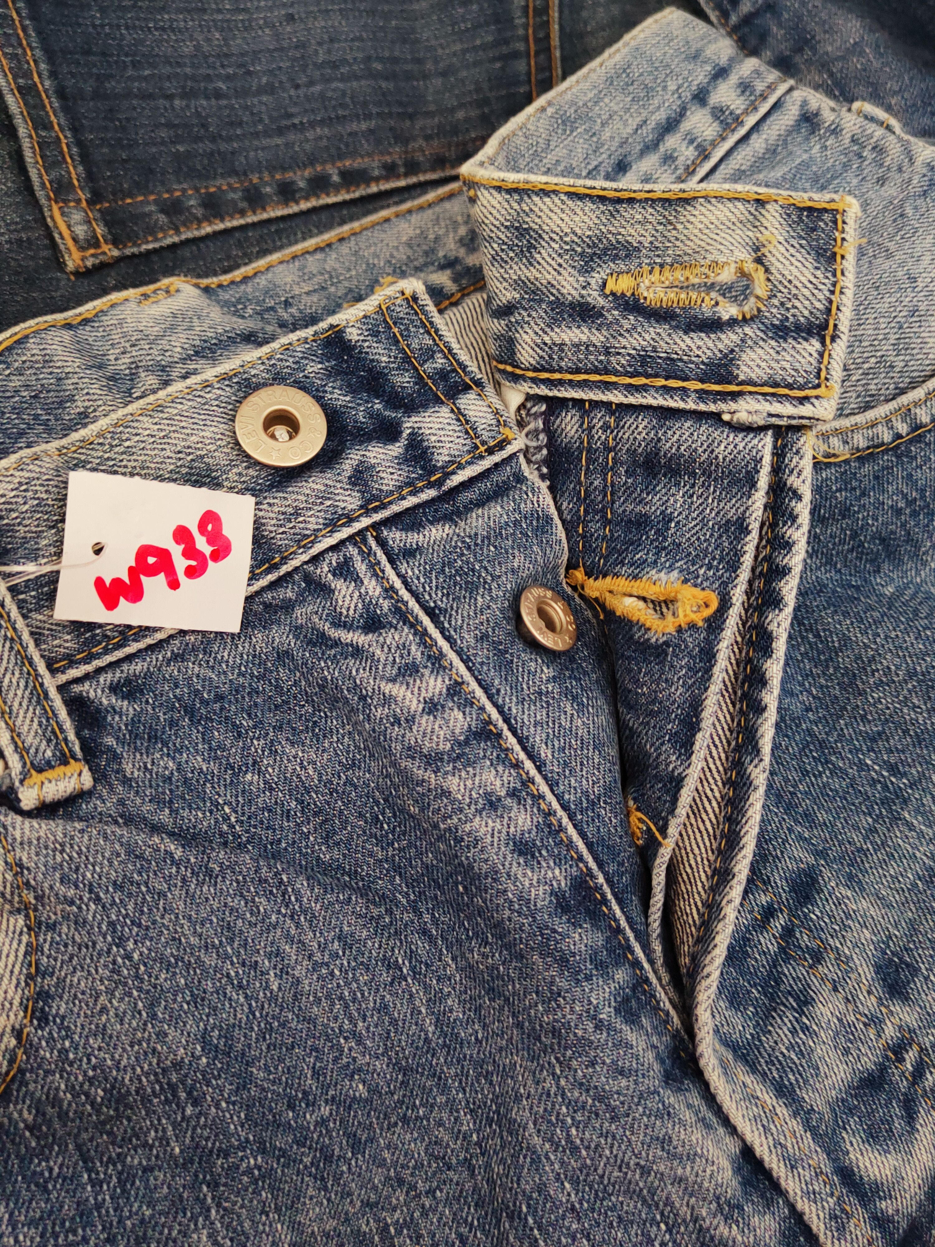 Levi's Levi's faded selvadge vintage Distressed Ripped Jeans #W933 Size US 30 / EU 46 - 17 Thumbnail