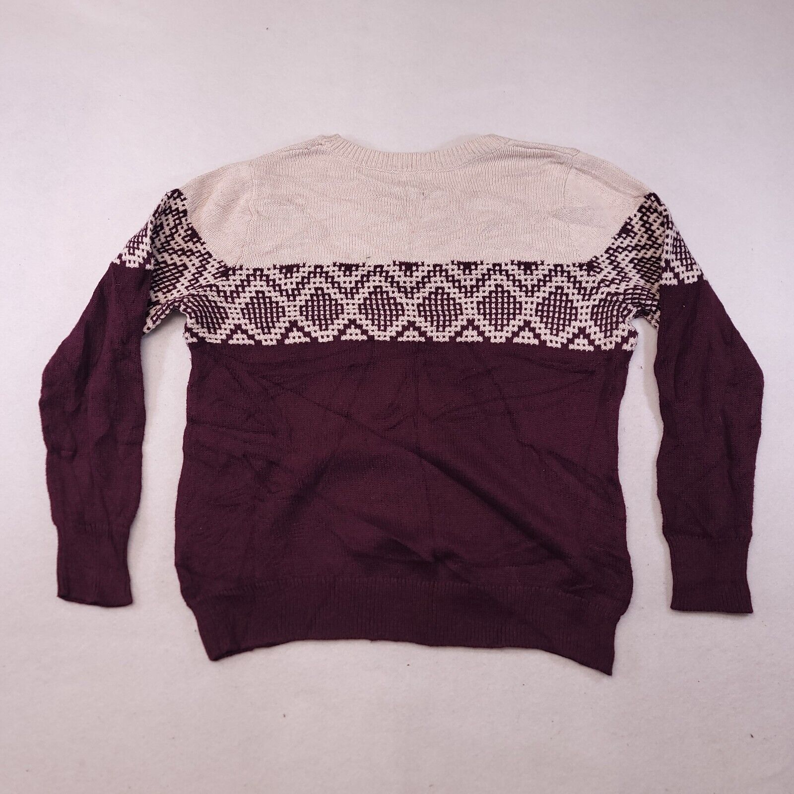 Old Navy Old Navy Cotton Sweater Womens Size Extra Large XL Maroon Size XL / US 12-14 / IT 48-50 - 10 Thumbnail