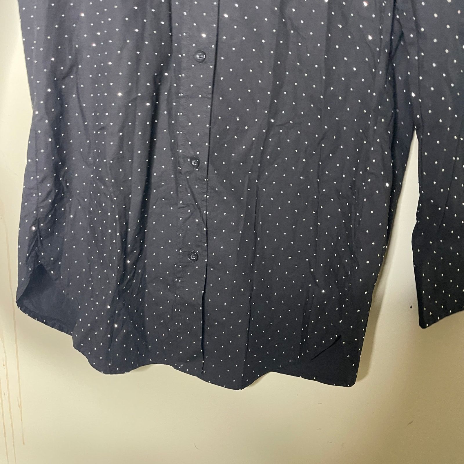 Generation Love Generation Love MARC CRYSTAL Button down SHIRT black Sz S Size S / US 4 / IT 40 - 7 Thumbnail